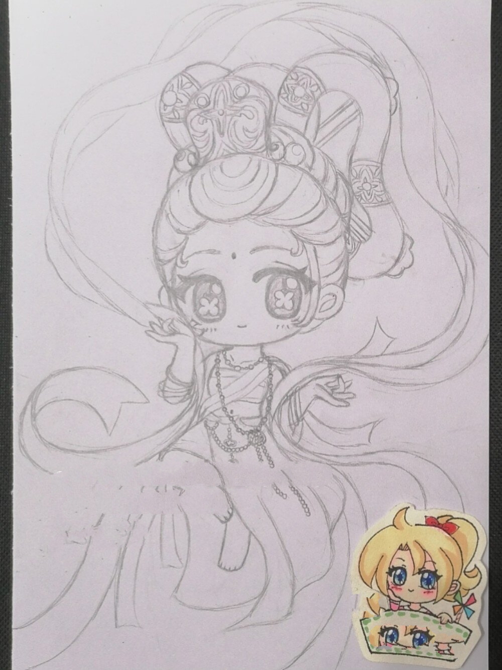 飞天卡通画(飞天卡通人物)