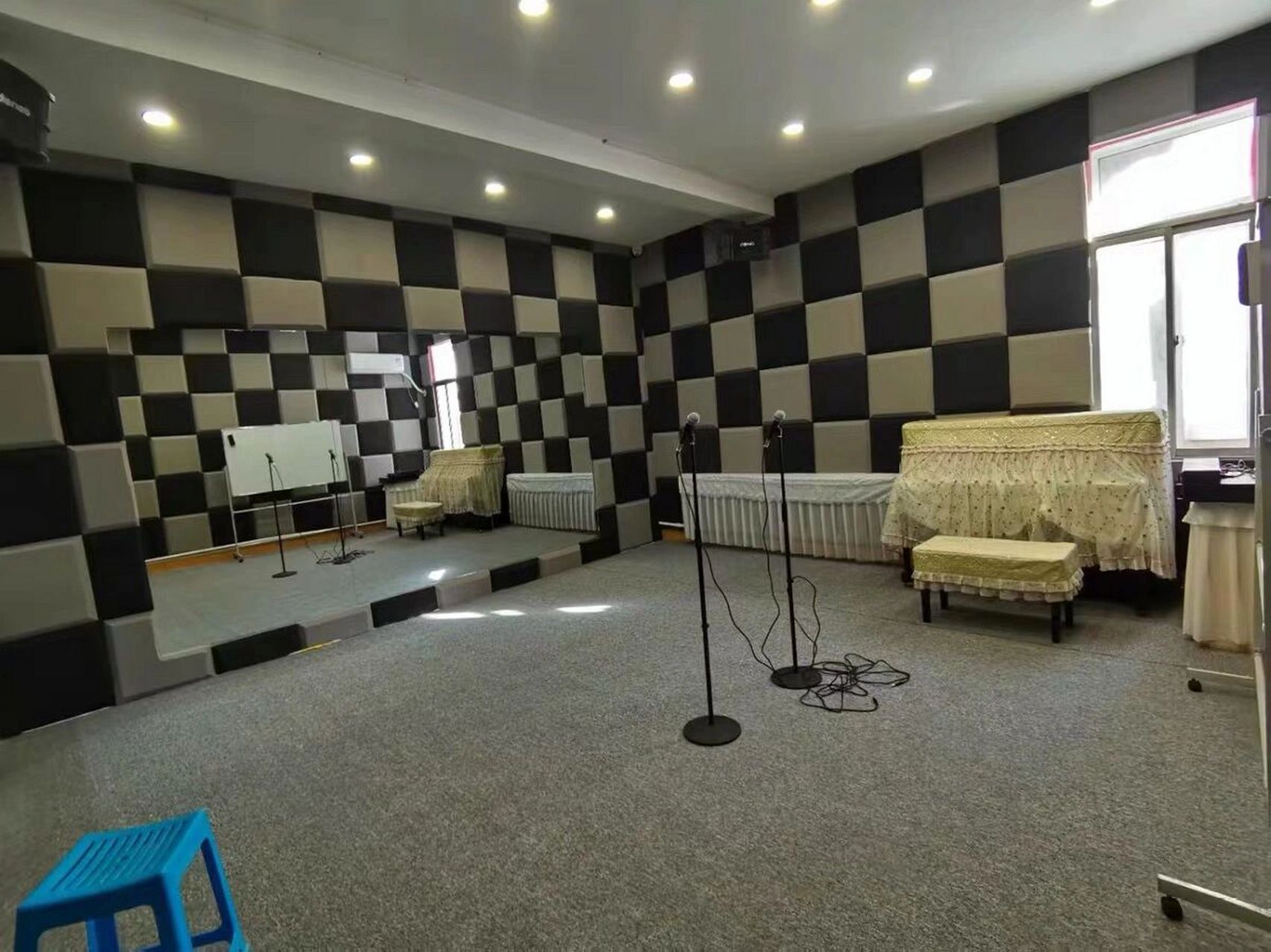 隔音棉墙贴自粘琴房鼓房吸音绵直播间消音卧 #吸音棉# #直播间隔音