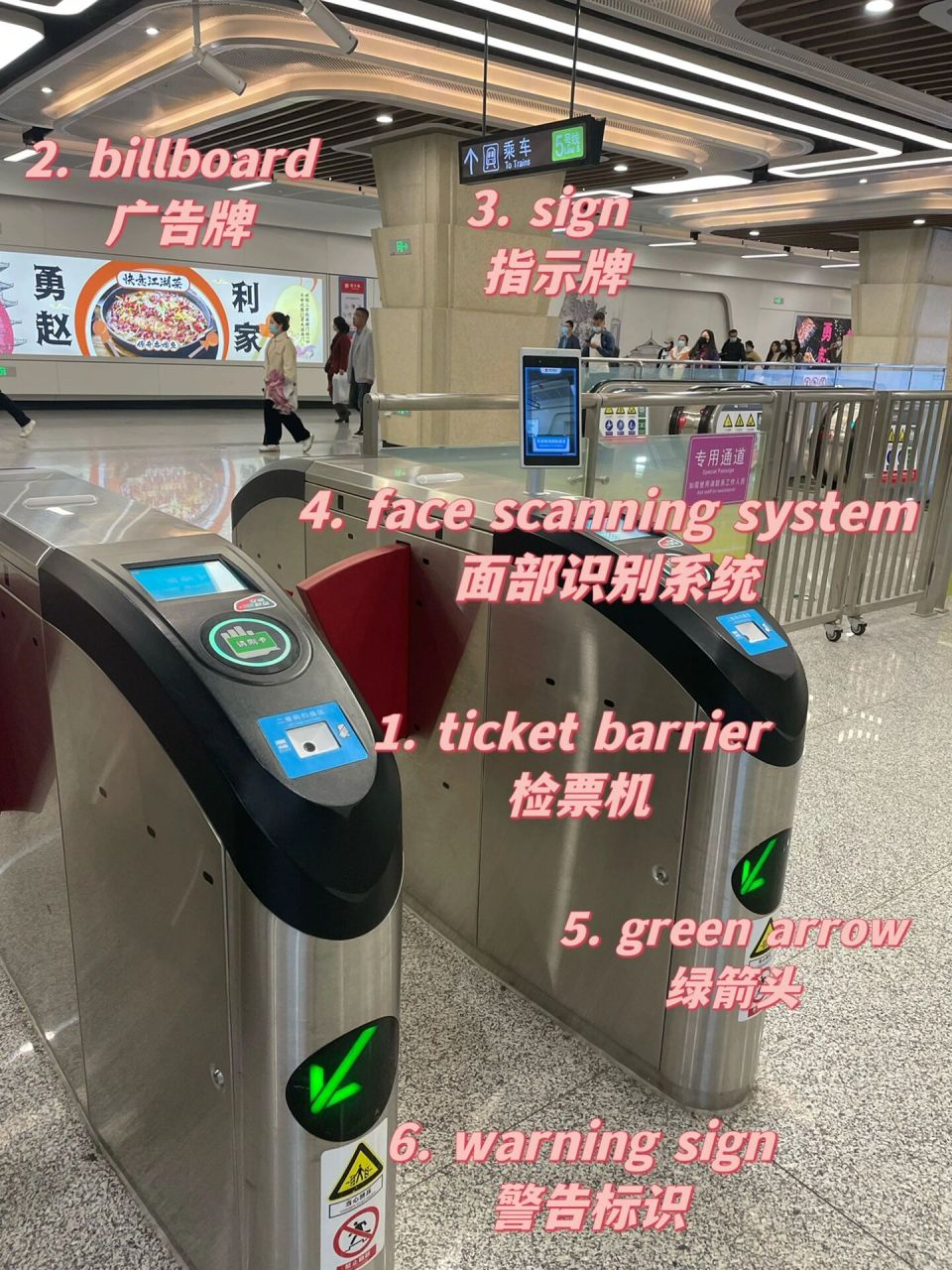 【带孩子坐地铁之检票口】 1.