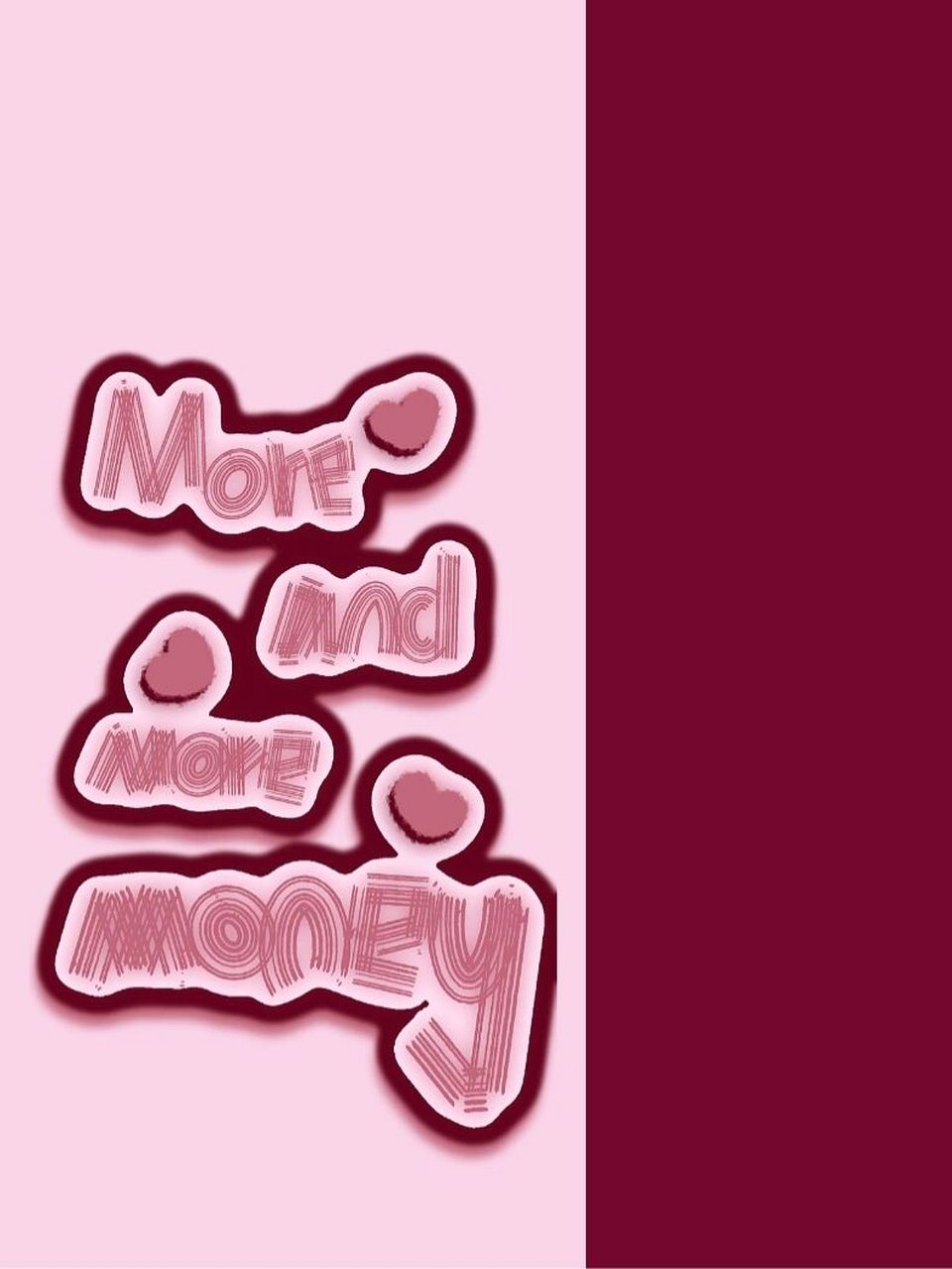 越来越有钱/壁纸 财迷新壁纸 少女感77钱钱 都不能少呀