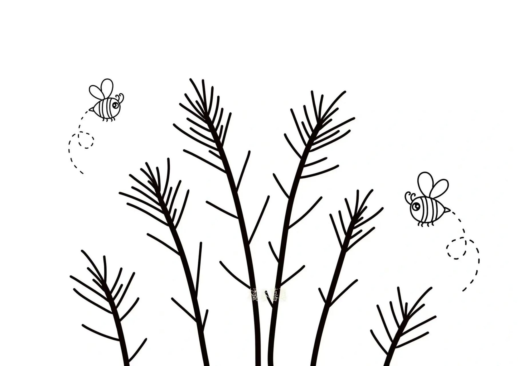 美术《油菜花》素材