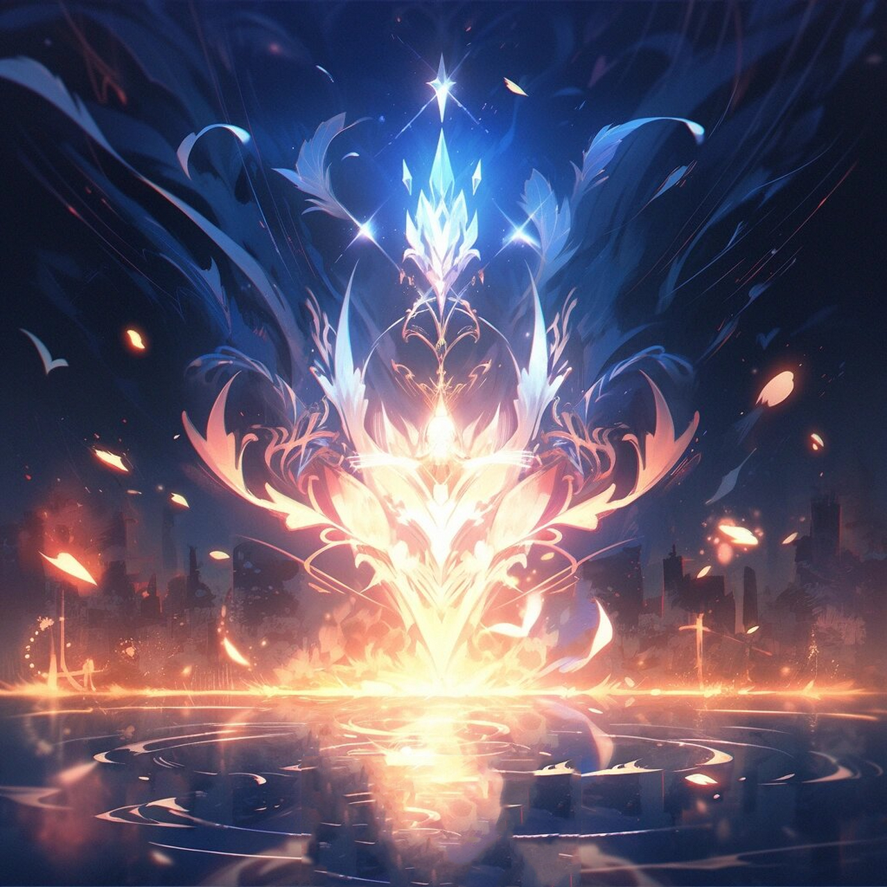 颜色: 黑莲灵火的颜色是深邃的紫黑色,宛如夜空中闪烁的星辰,散发出