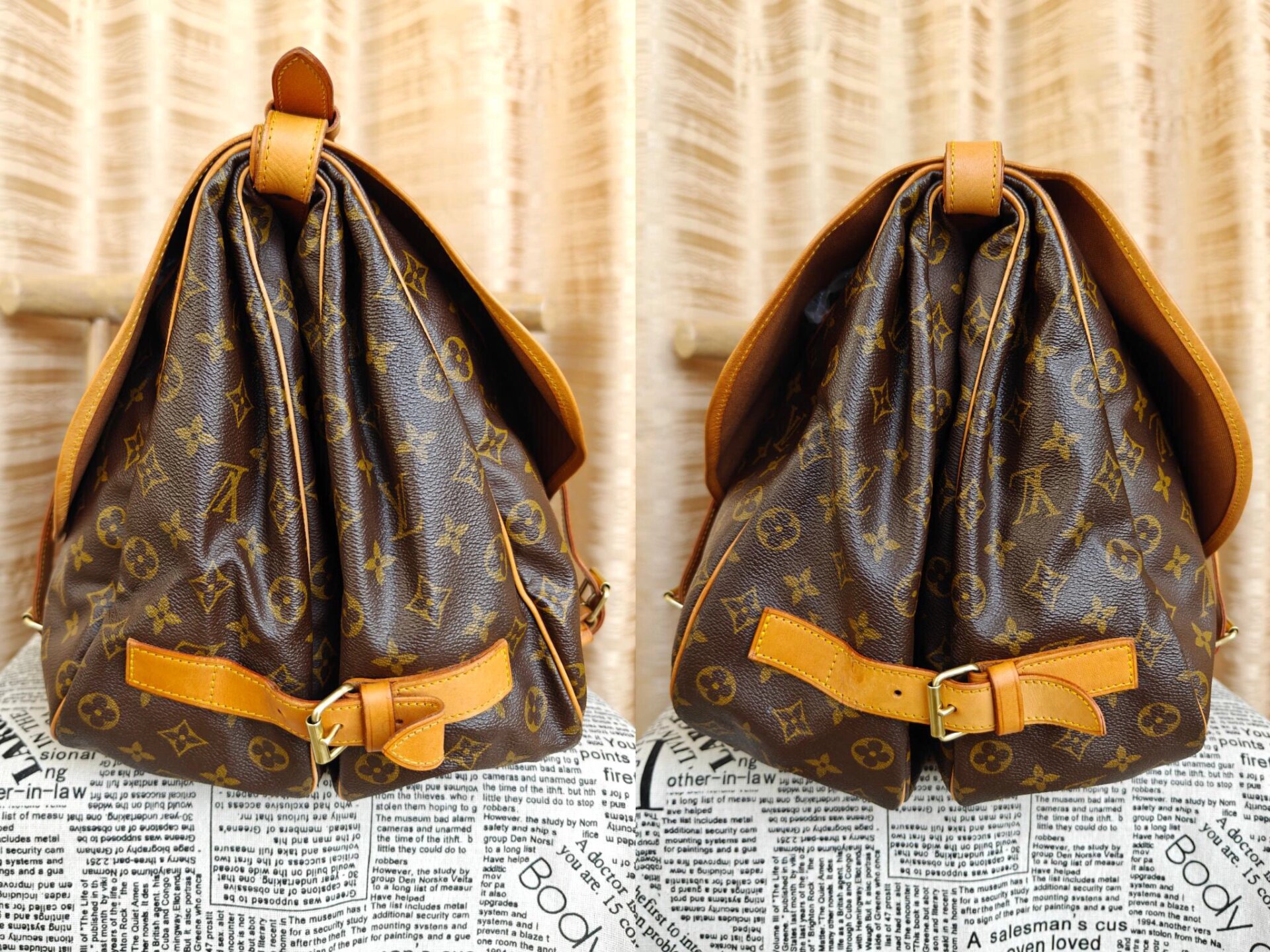 lv稀有好品大双子星 lv老花大号双子星斜挎包 白菜价904880 双子星