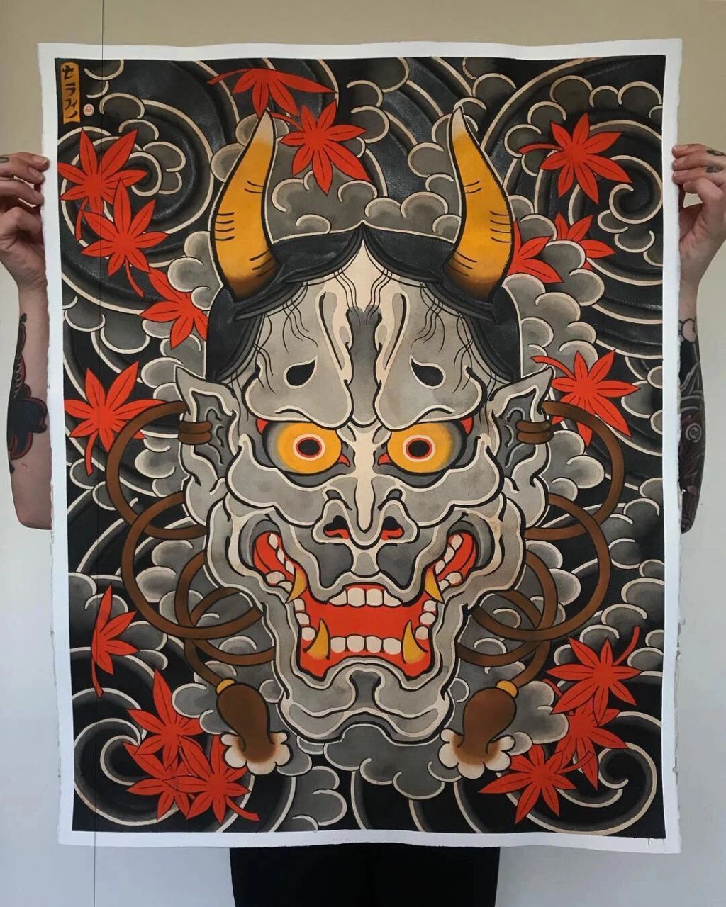 日式老传统纹身图