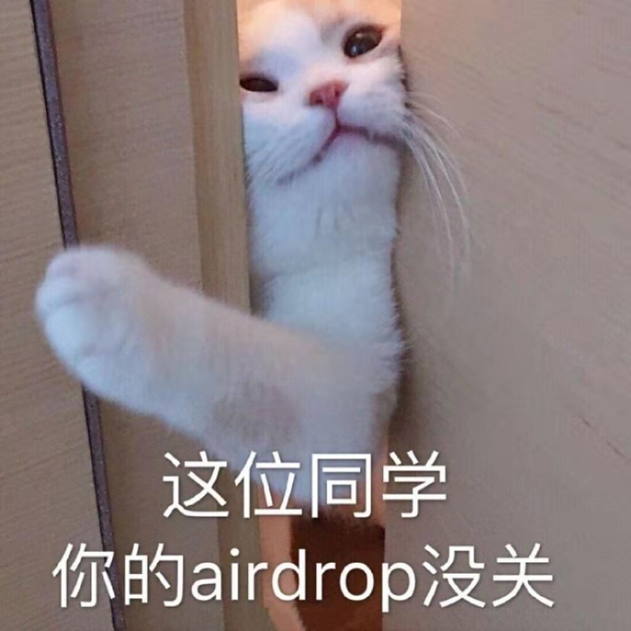 这位同学,你的airdrop没关|隔空投送表情包 拿走不用谢!