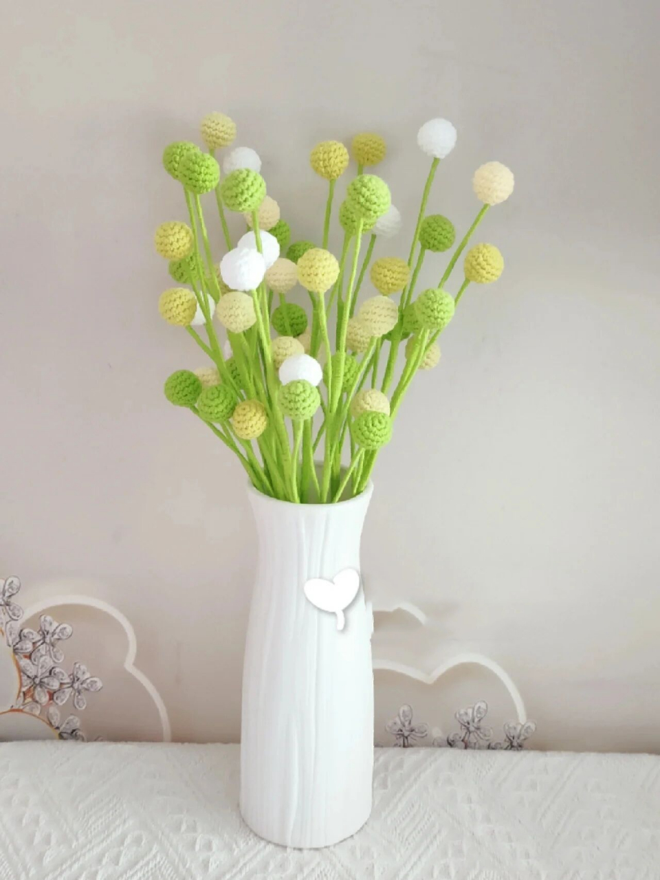 浆果花束(钩针图解)  感谢分享图解