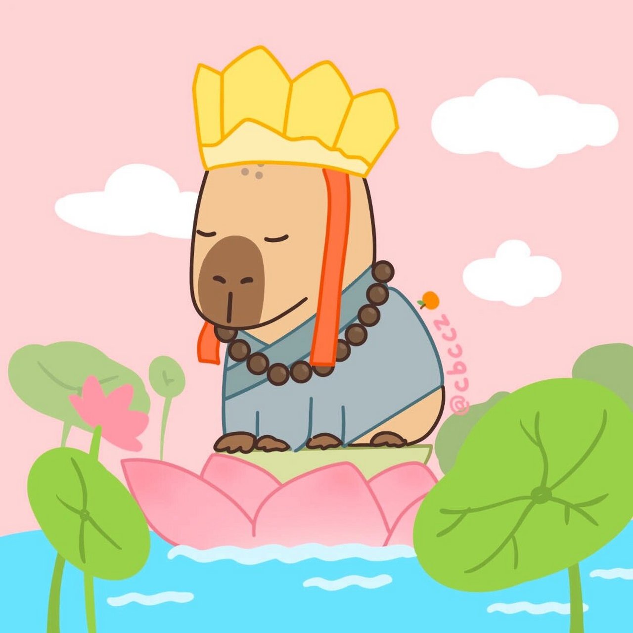 原创头像|卡比巴拉豚豚四连拍