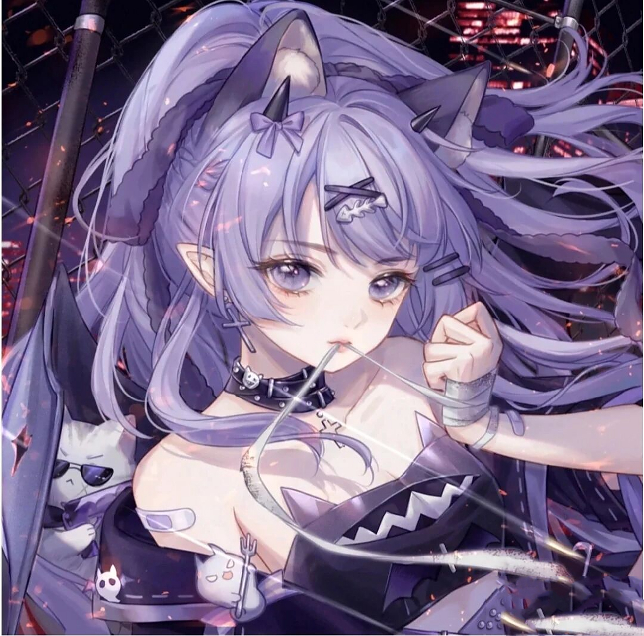 暗黑系女生头像