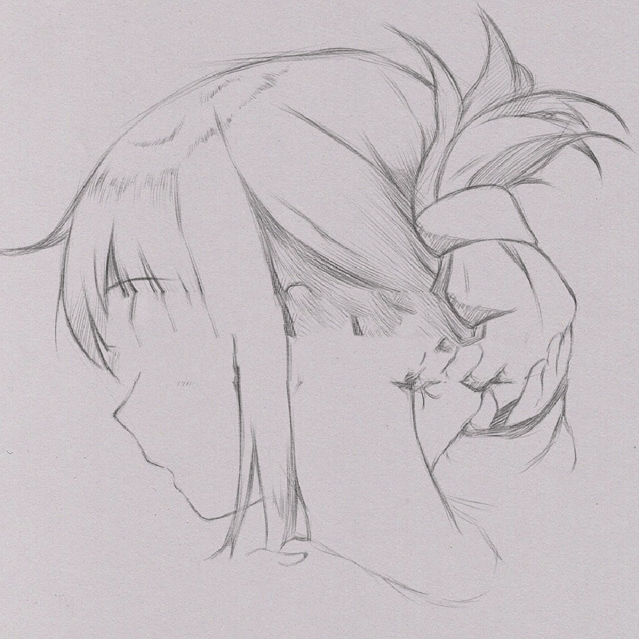 教你用铅笔手绘一张可爱的动漫女生 伙伴们好,今天我为你们带来一期