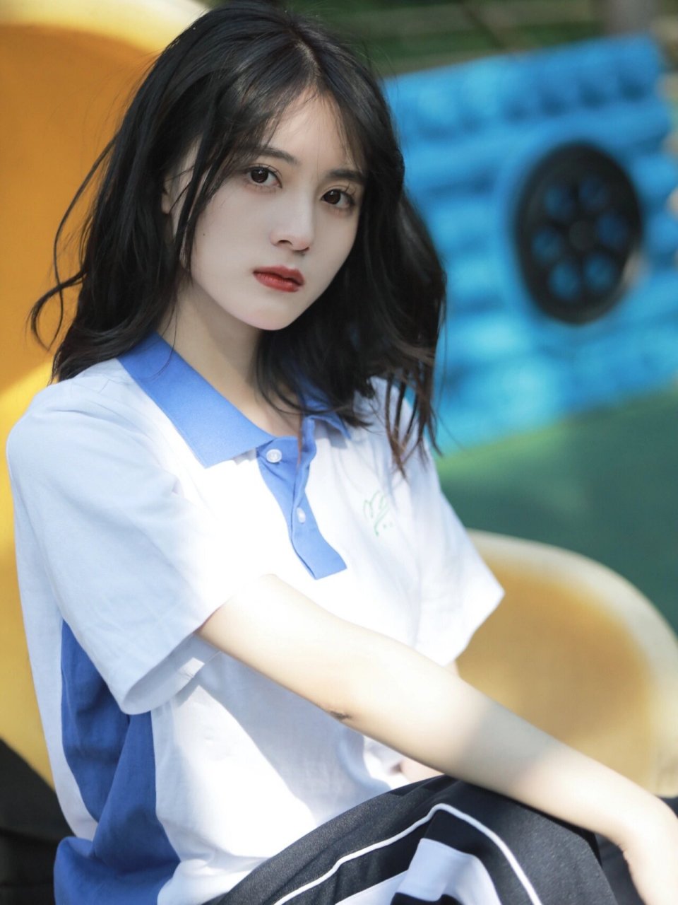 是青春里的校园女孩|17岁校服写真分享 深圳校服yyds 等你上课系列 没