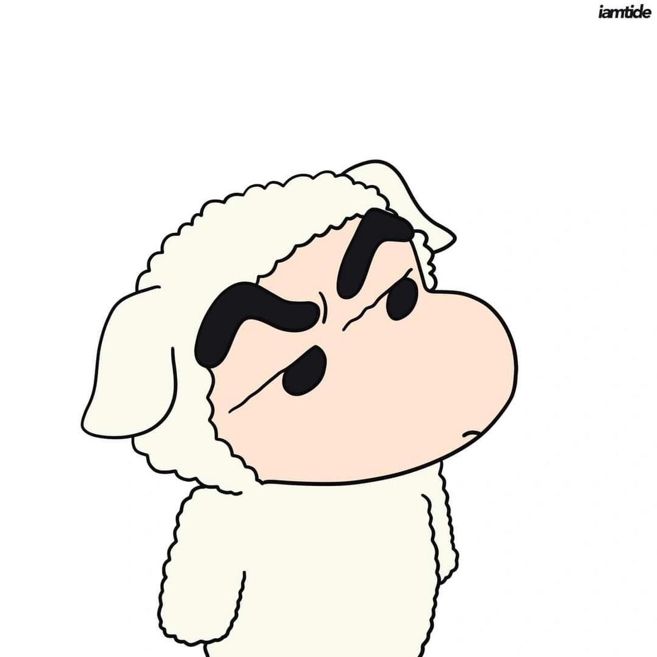 蜡笔小新可爱头像 超萌的蠟筆小新大頭貼 愛了愛了❤️😍 原創