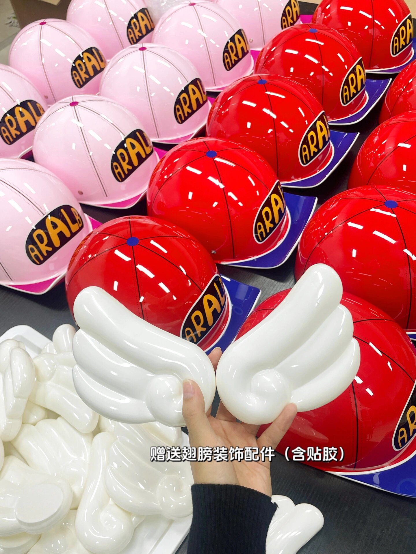 977115可爱阿拉蕾头盔现货已出 陆续发出中01 家人们新款头盔