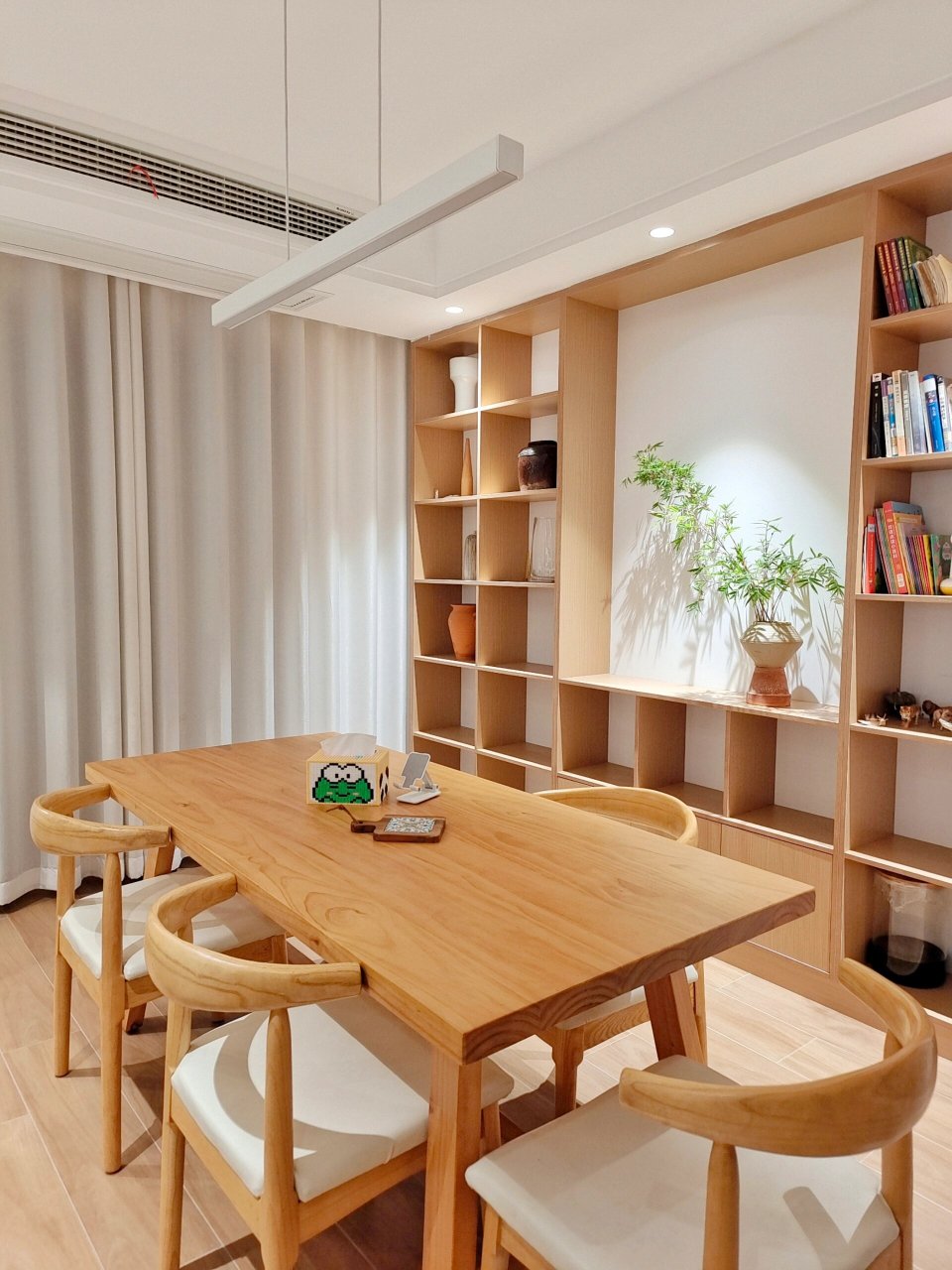 起更实用91 92住了两年的家,至今不后悔的就是客厅餐厅书房一体化