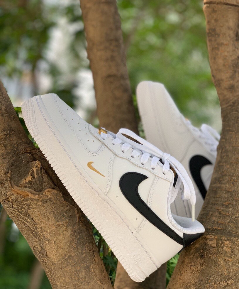 nike af1  空军一号 白黑迷你钩  金勾