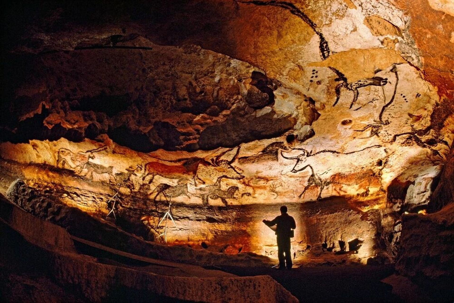 原始人壁画 洞窟图片