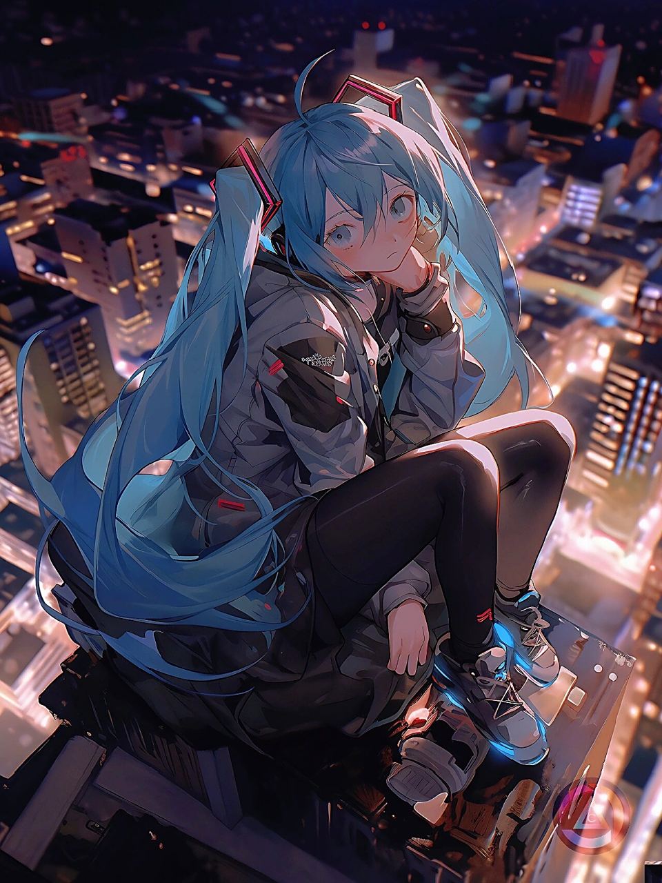 5.4k超清壁纸|初音未来 公主殿下02朋克风  95公主驾到