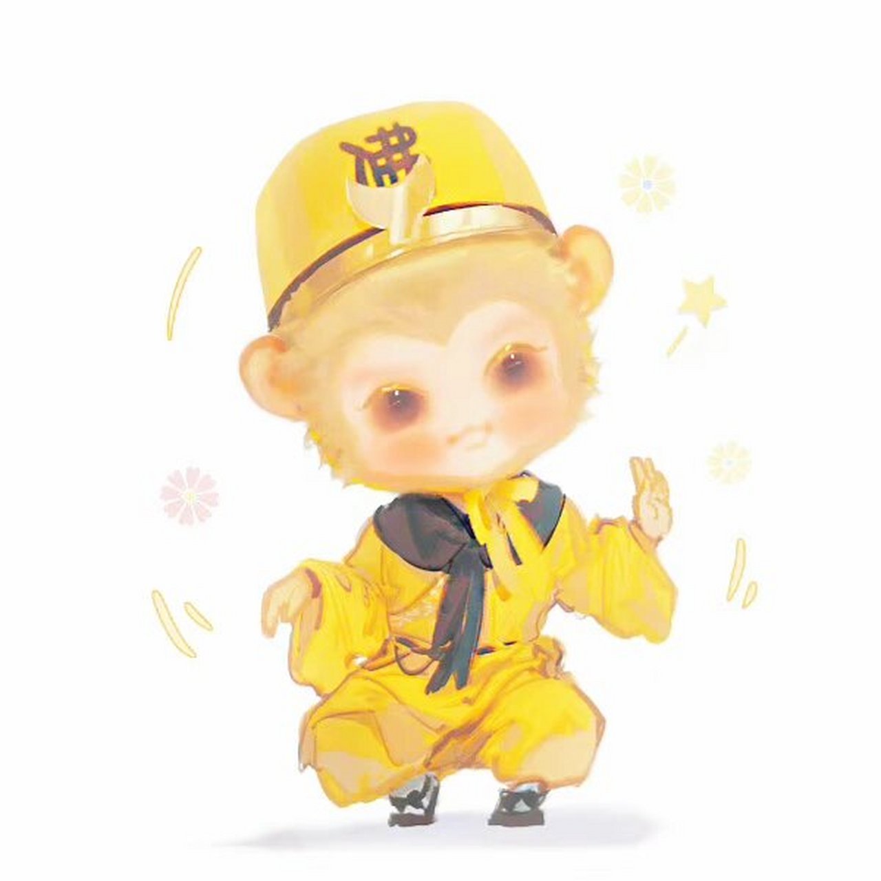 一组孙悟空头像