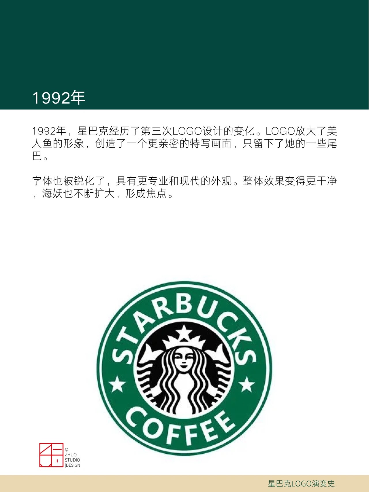 星巴克logo演变史