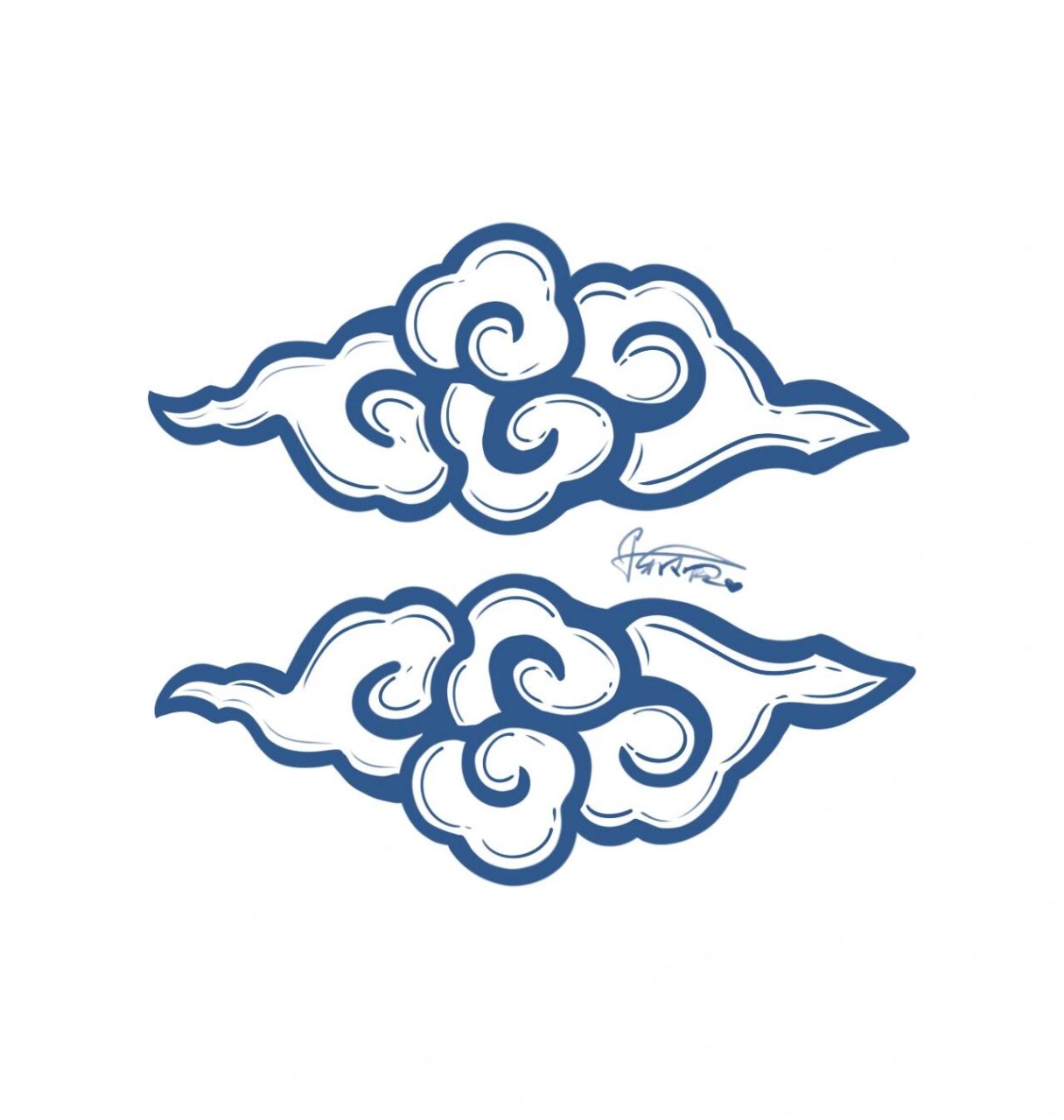 素材云彩祥云图案,寓意吉祥如意,收藏 祥云纹,寓意祥瑞之云气,表达了