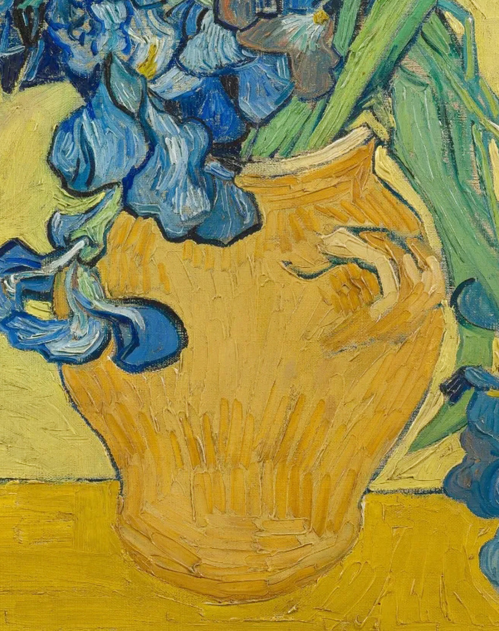 9815 名画《鸢尾花》梵高 油画作品 irissen 1890荷兰画家99