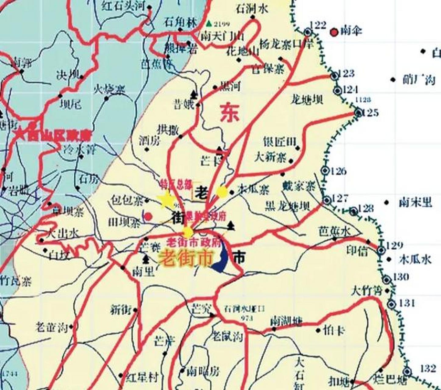 缅甸果敢老街地图图片