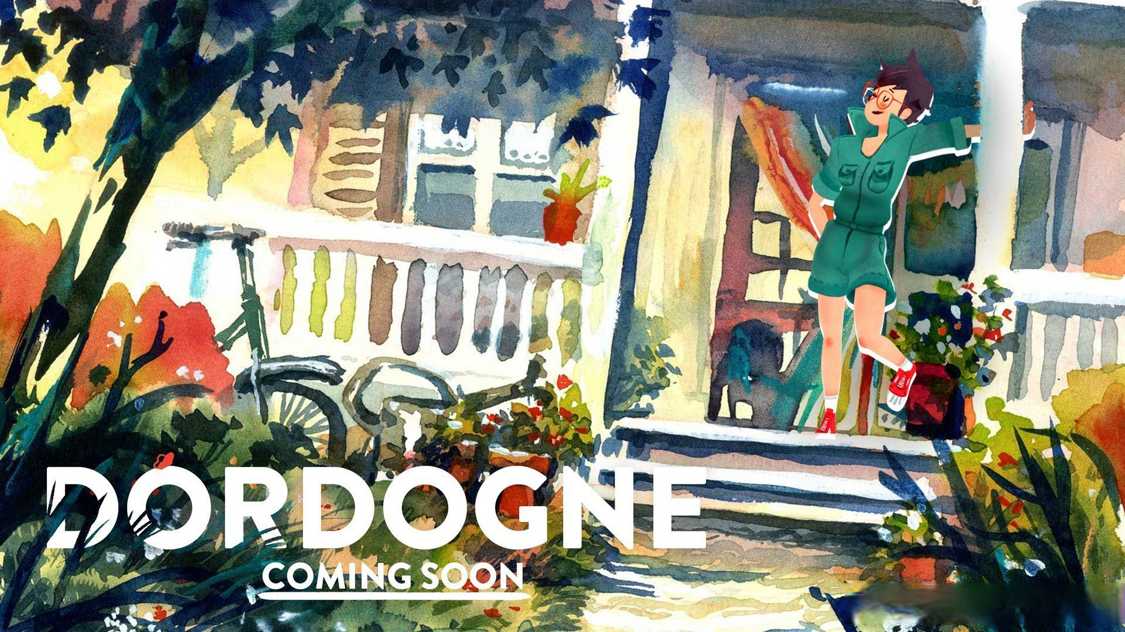 手绘水彩叙事解谜游戏《田园记/dordogne》画面展示,预计2023年登陆