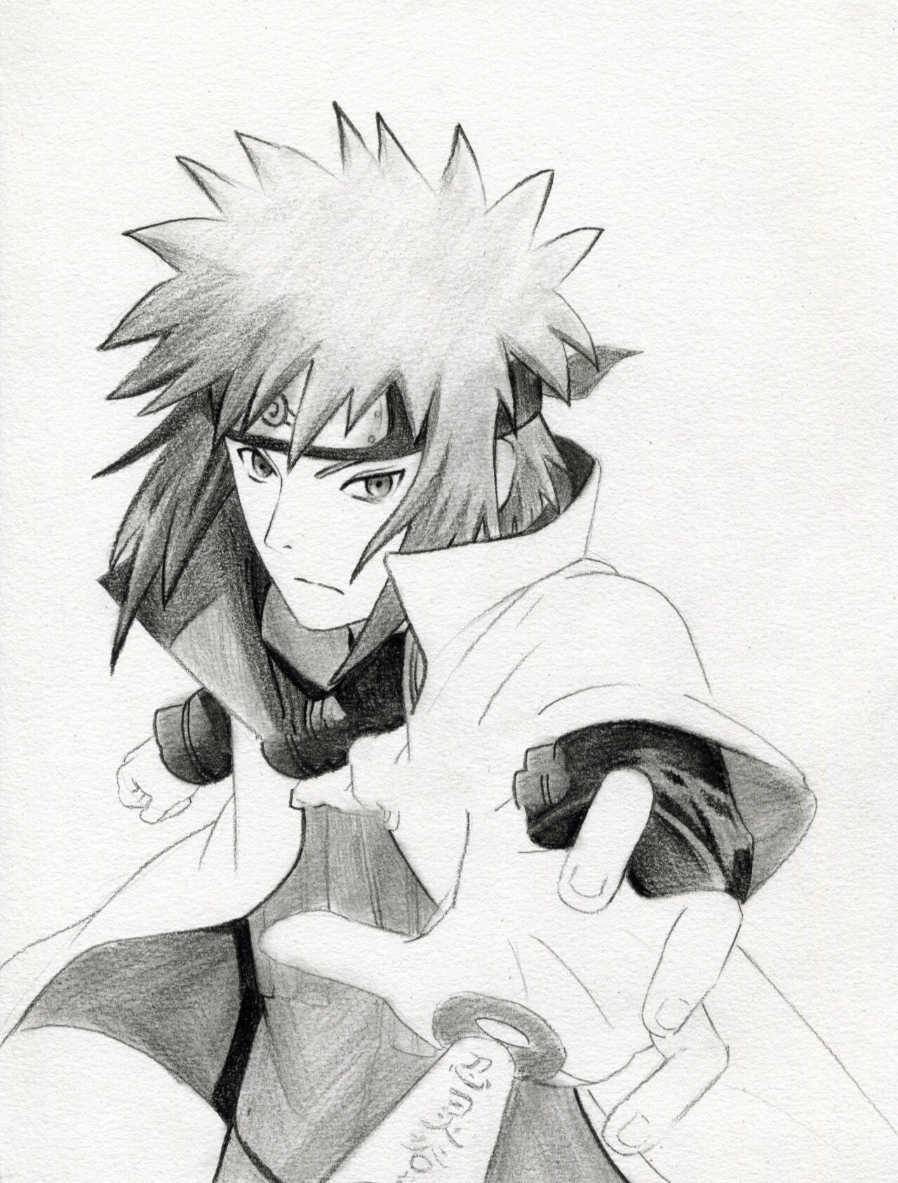 动漫素描‖火影系列素描(步骤图