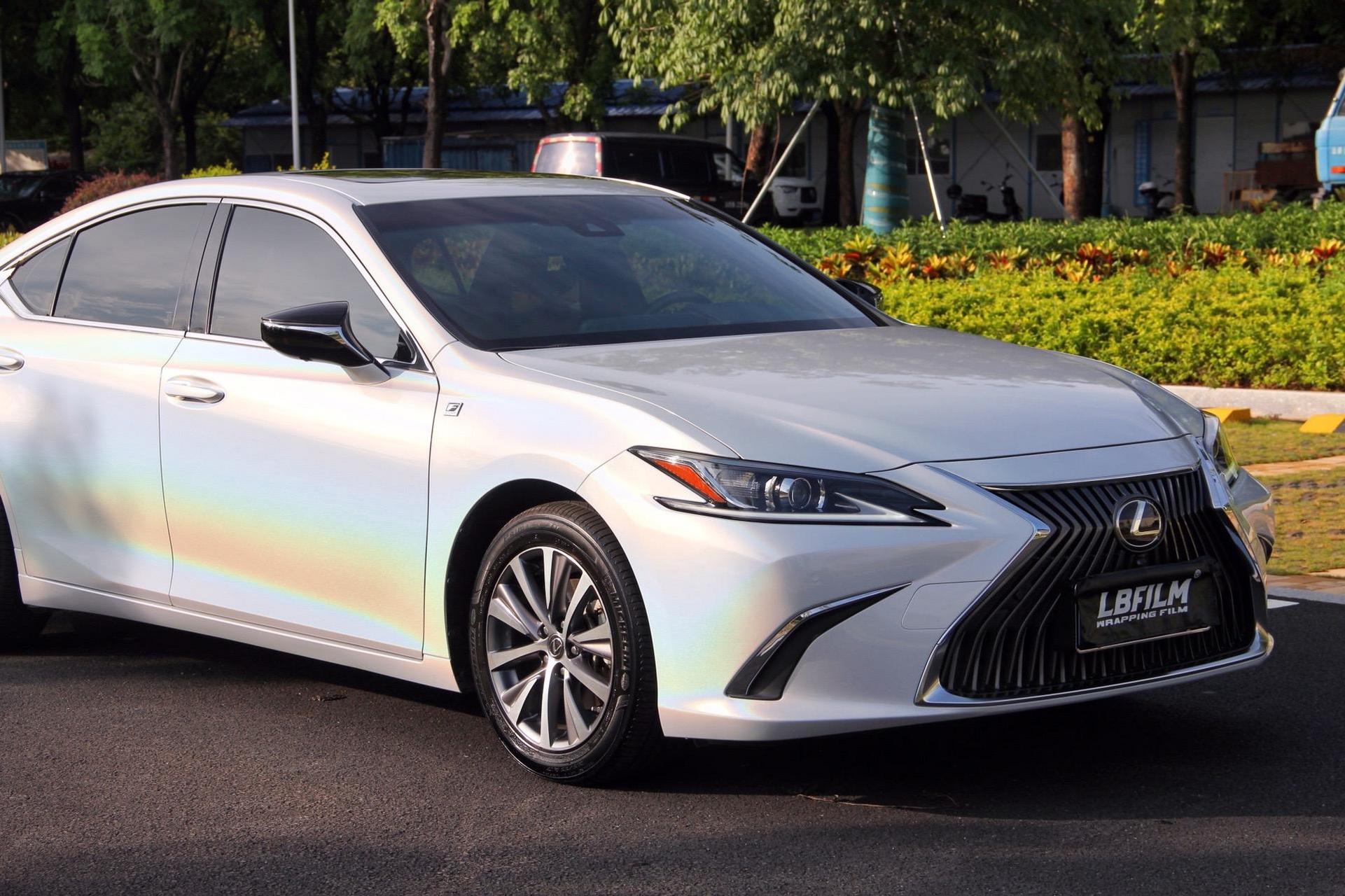 雷克萨斯es260  改色贴膜  lb-film 镭射白