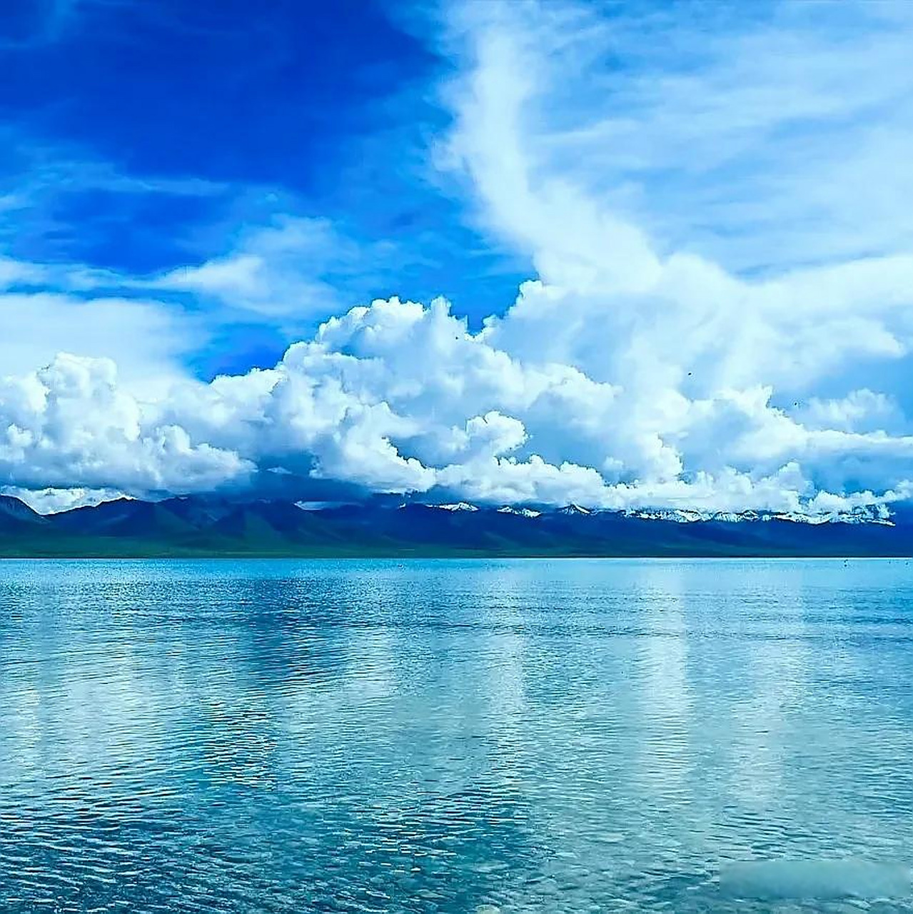 天空爱好者摄影碧海蓝天风景  天空如洗,蔚蓝如碧.