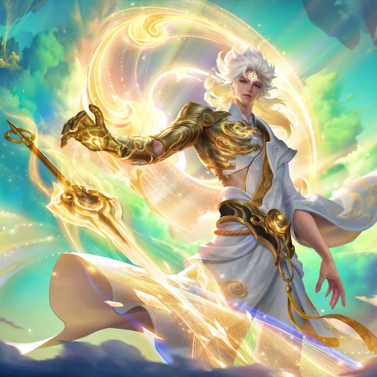 李白-碎月剑心(无双限定)高清海报(live) 有一说一白哥的这款无双皮肤