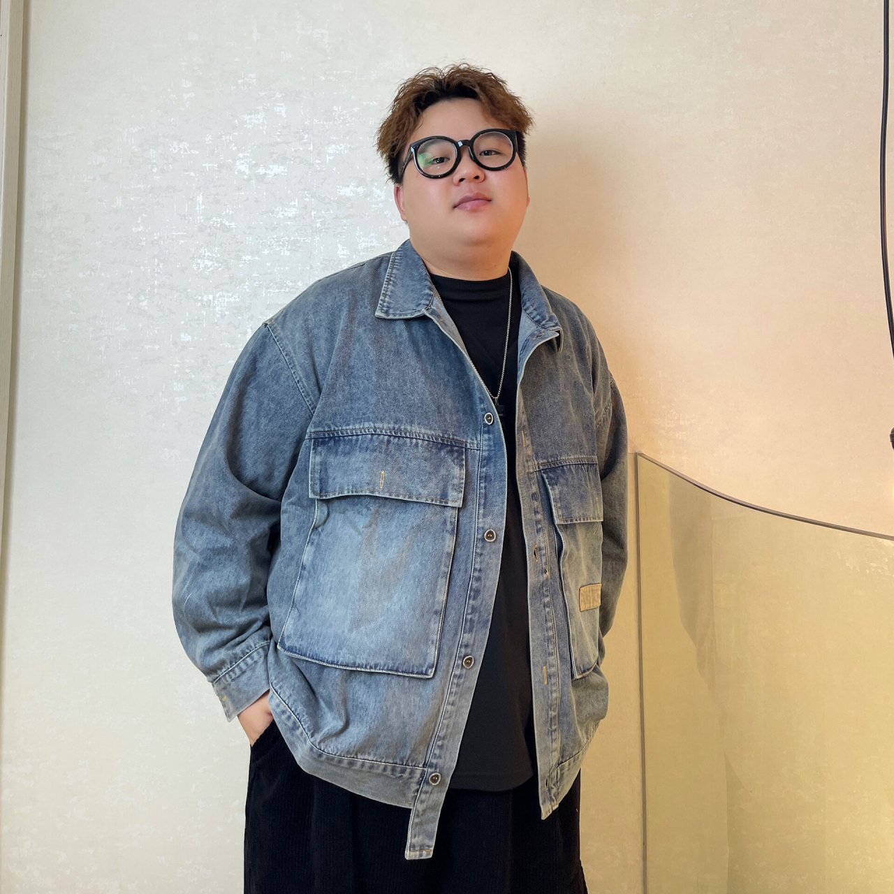 ootd|165cm 200斤胖子的日常穿搭|牛仔外套 适合胖子穿的牛仔外套可不