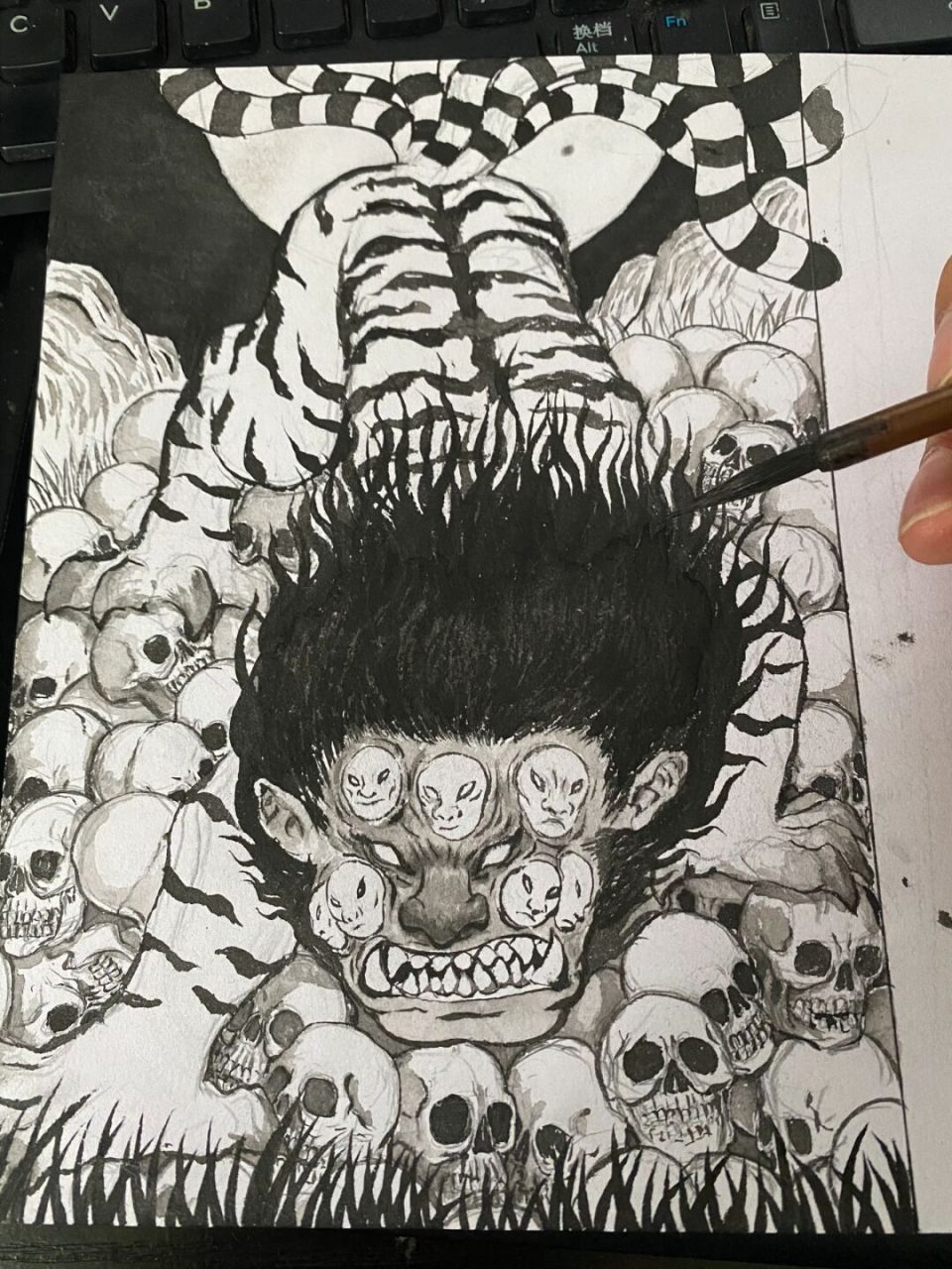 山海经-天吴 天吴是古代中国神话中的水神.