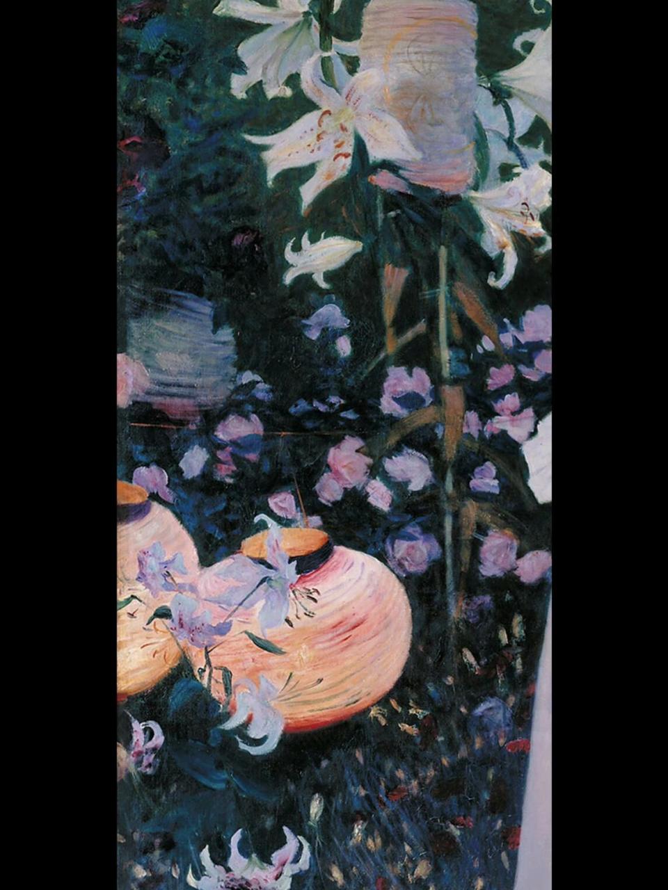 《康乃馨,百合花与玫瑰》-萨金特   036996 约翰·辛格·萨金特