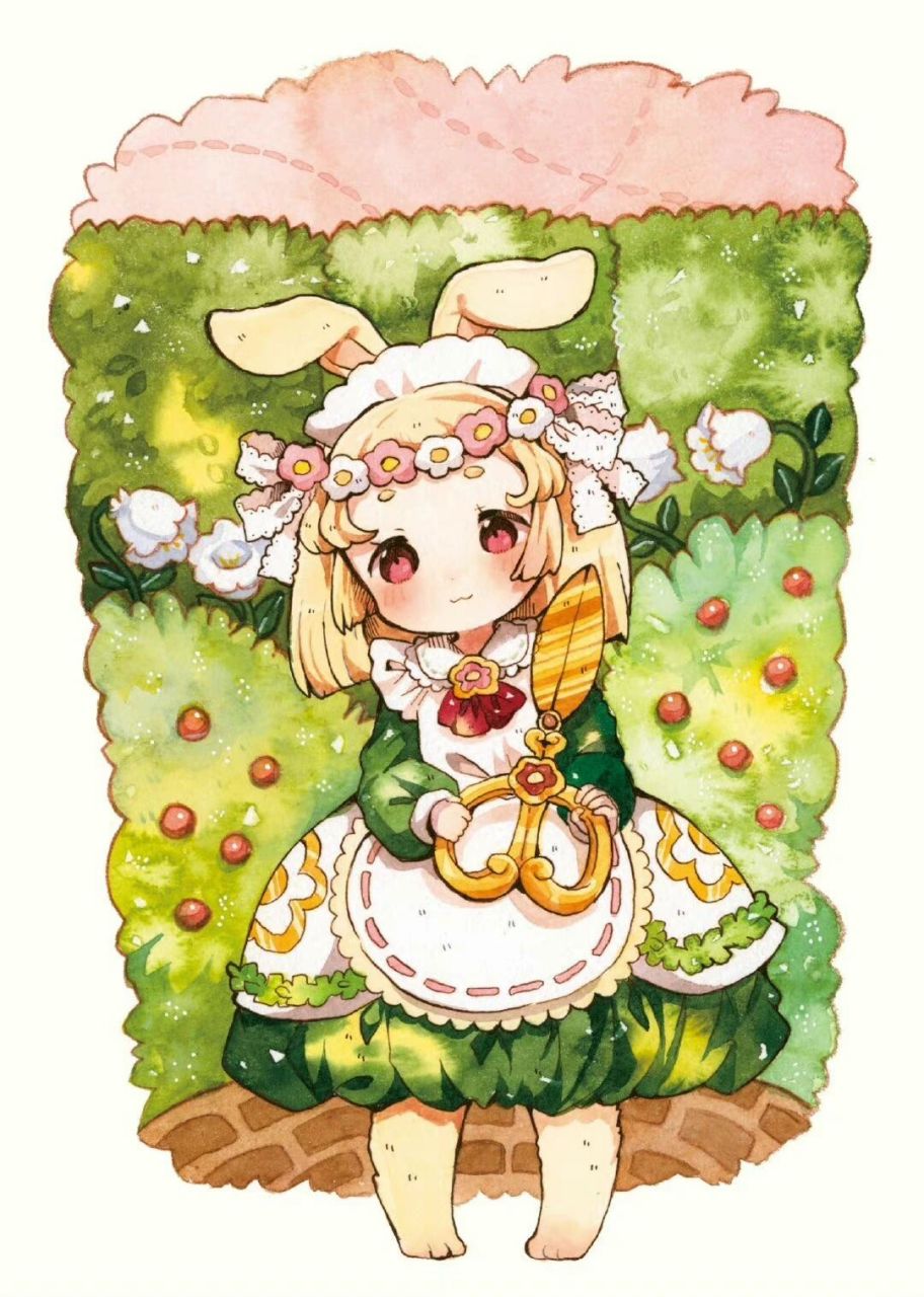 治愈系可爱风插画作品 插画师:mokarooru                     图片