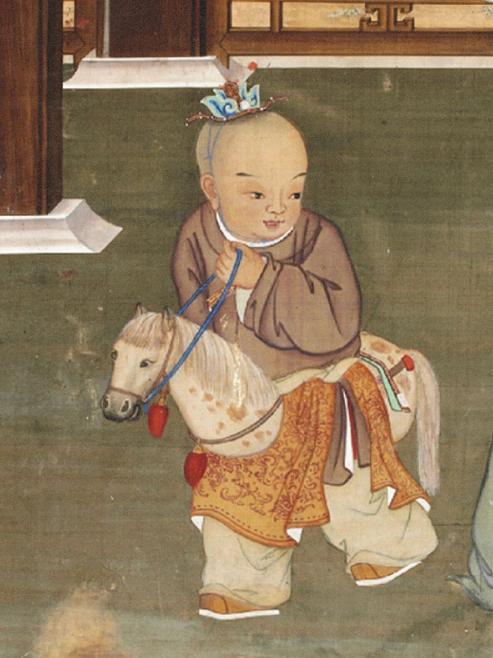 画中看非遗-竹马-小老祖宗的玩具96 98竹马,汉语词语,是一种儿童