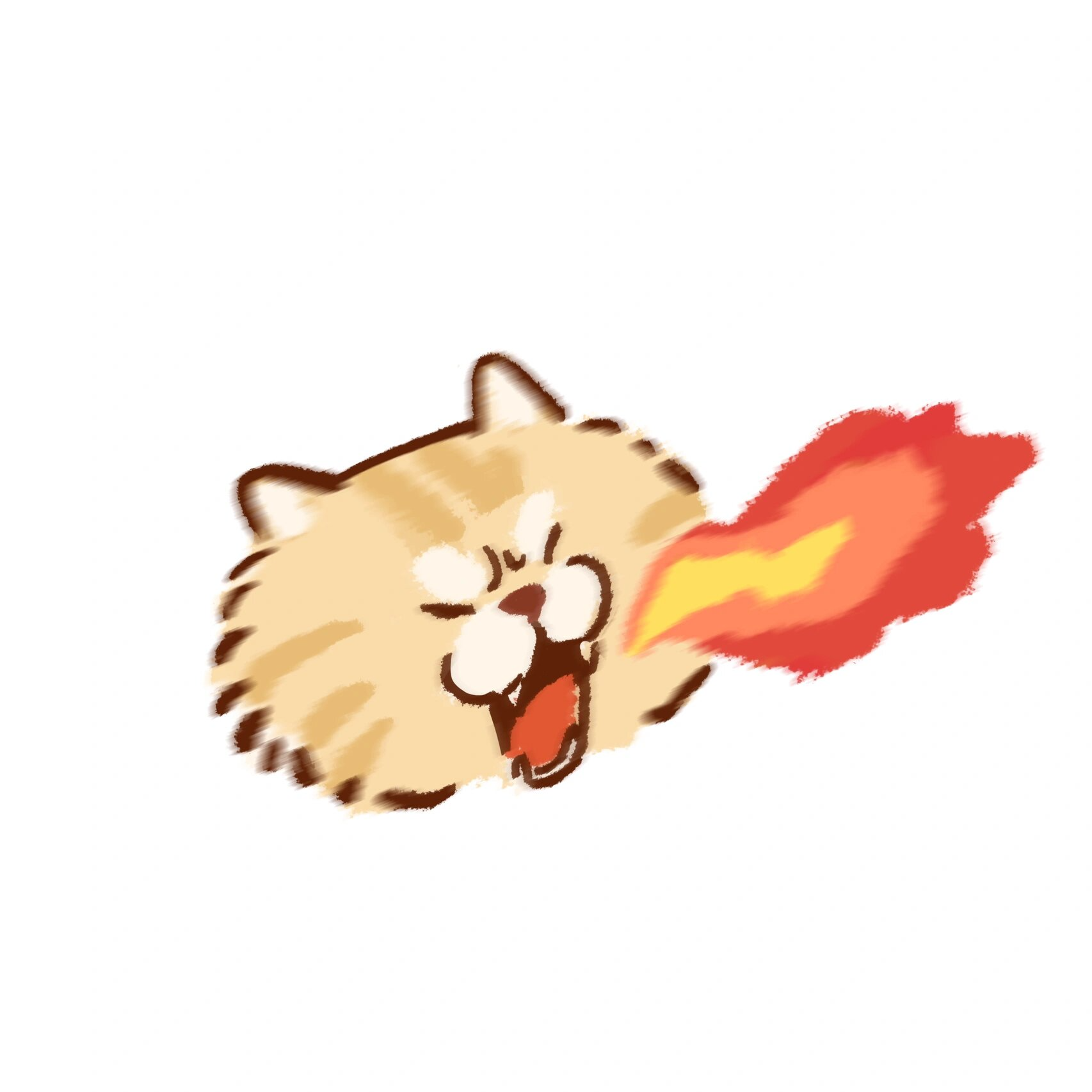 喷火猫猫头93 爱用表情包之一