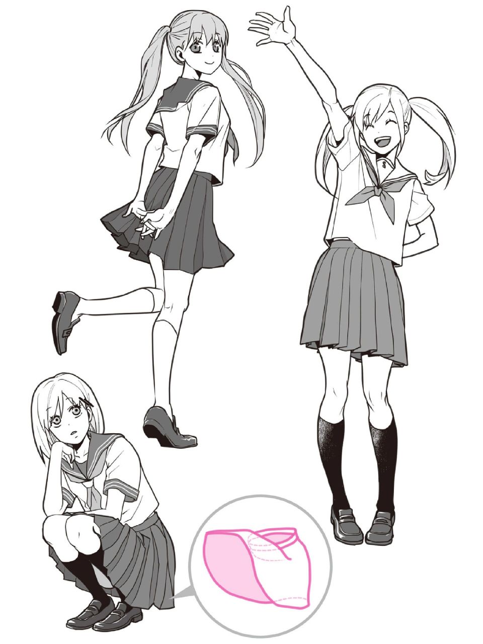 今天给大家准备了一套jk制服画法教程素材,简单又详细,很适合新手