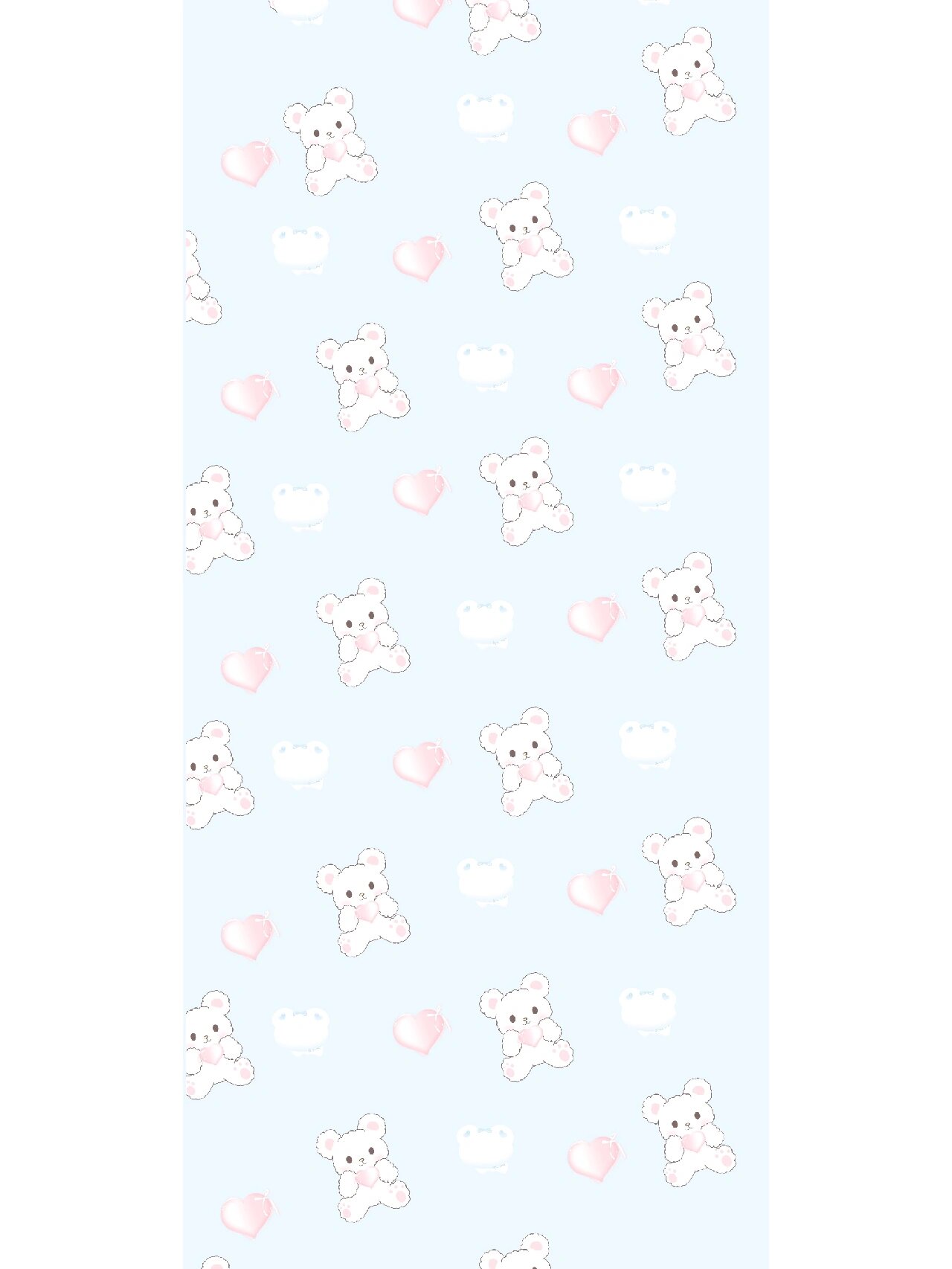 4.8可爱白色小熊壁纸来喽