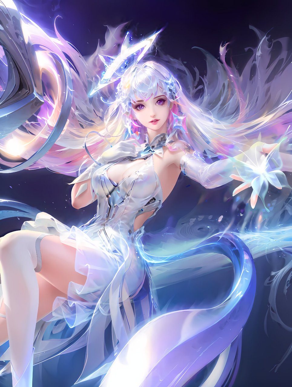 王者荣耀 王昭君 星穹之声 乞巧织情 皮肤 别的不说 昭君真是我认为的