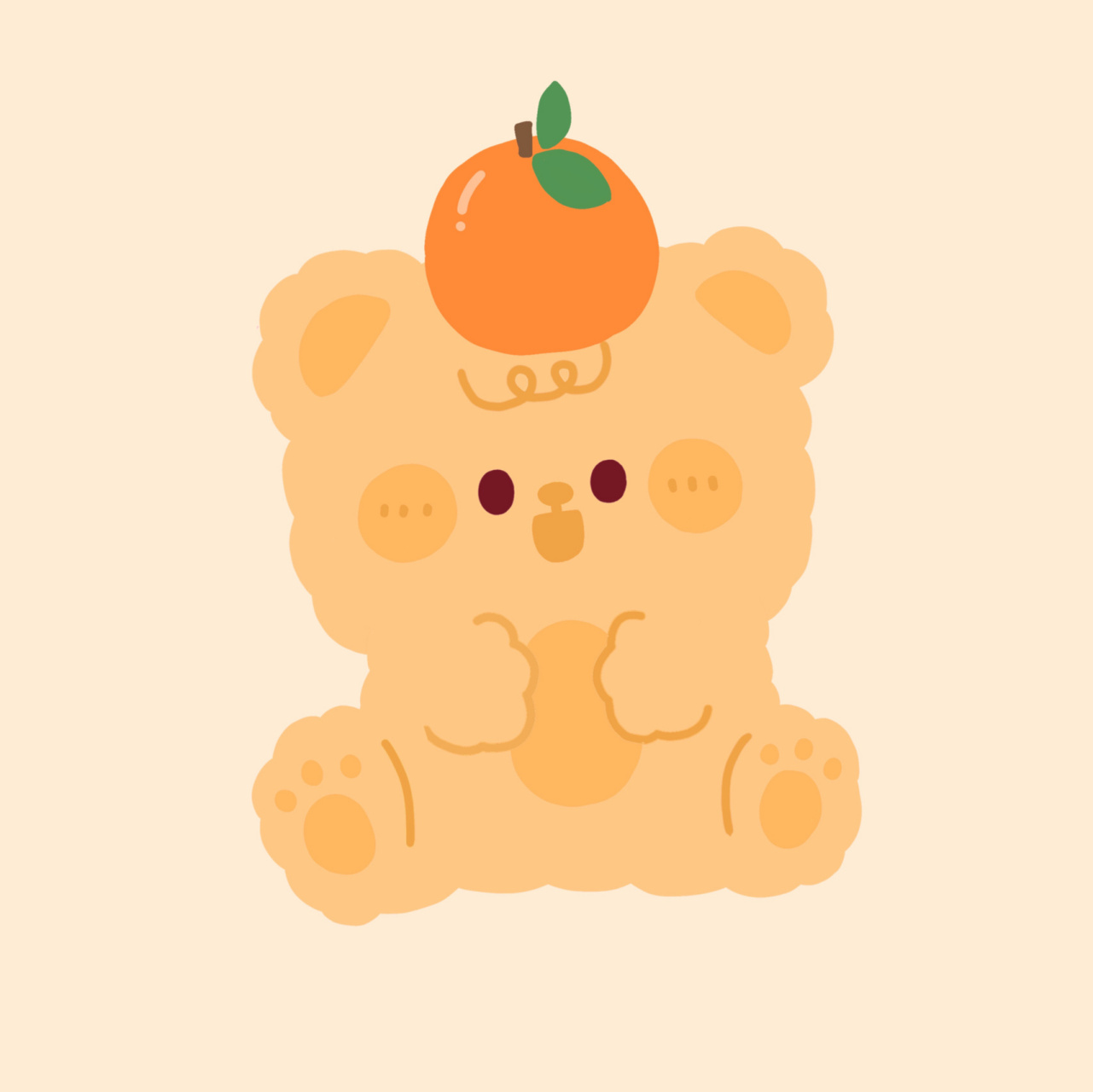 ipad 小头像|rainbow 小熊软糖 看到小熊软糖太可爱了 也画了一组we