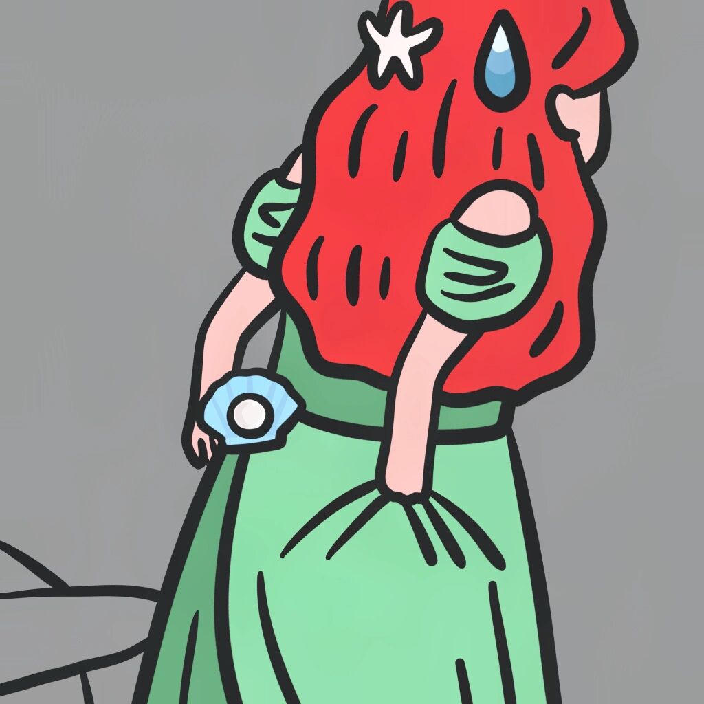 迪士尼头像|沙雕表情包|搞笑卡通 迪士尼公主挠屁屁头像你应该会喜欢