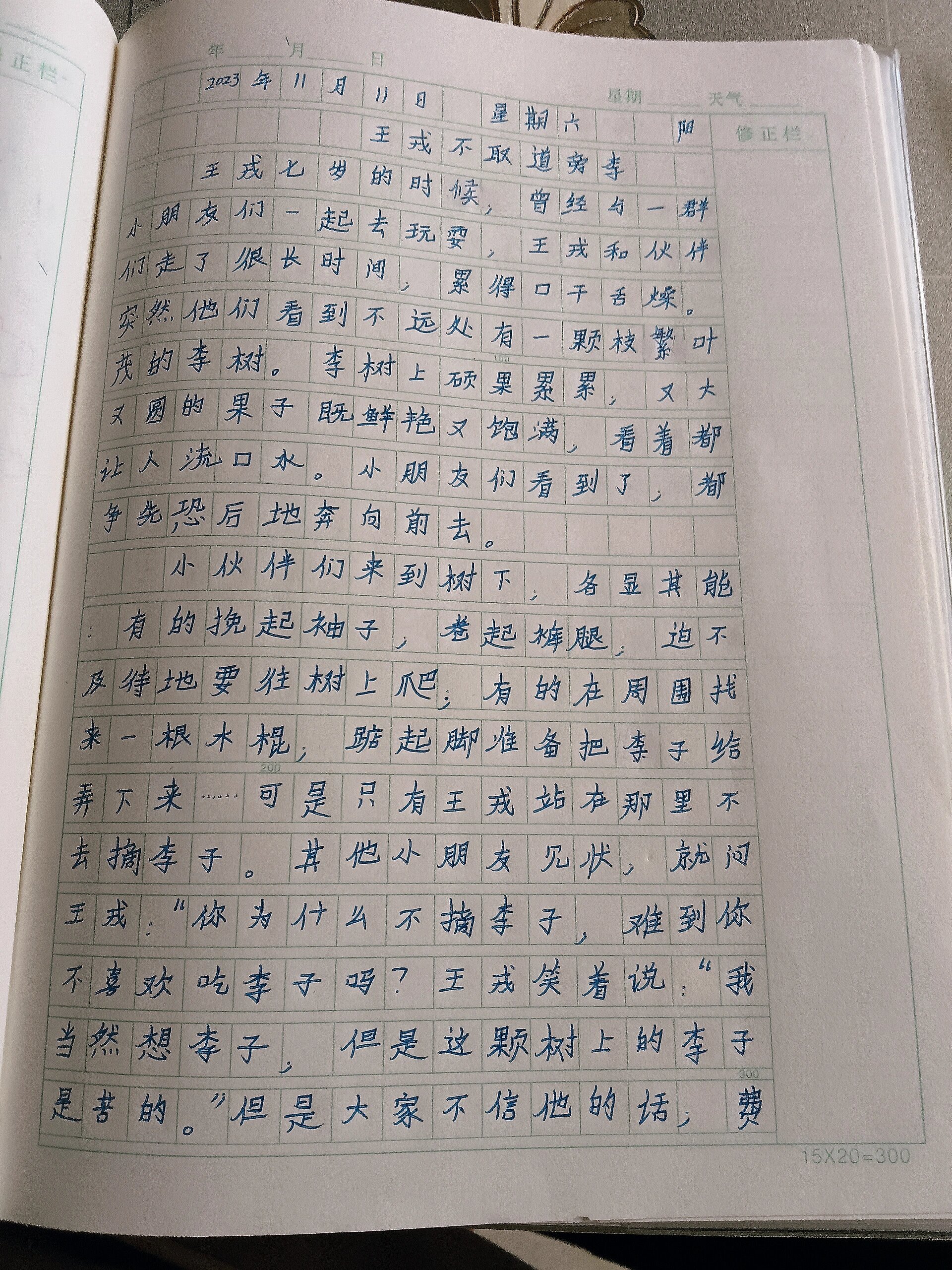 硬笔书法文章200字图片