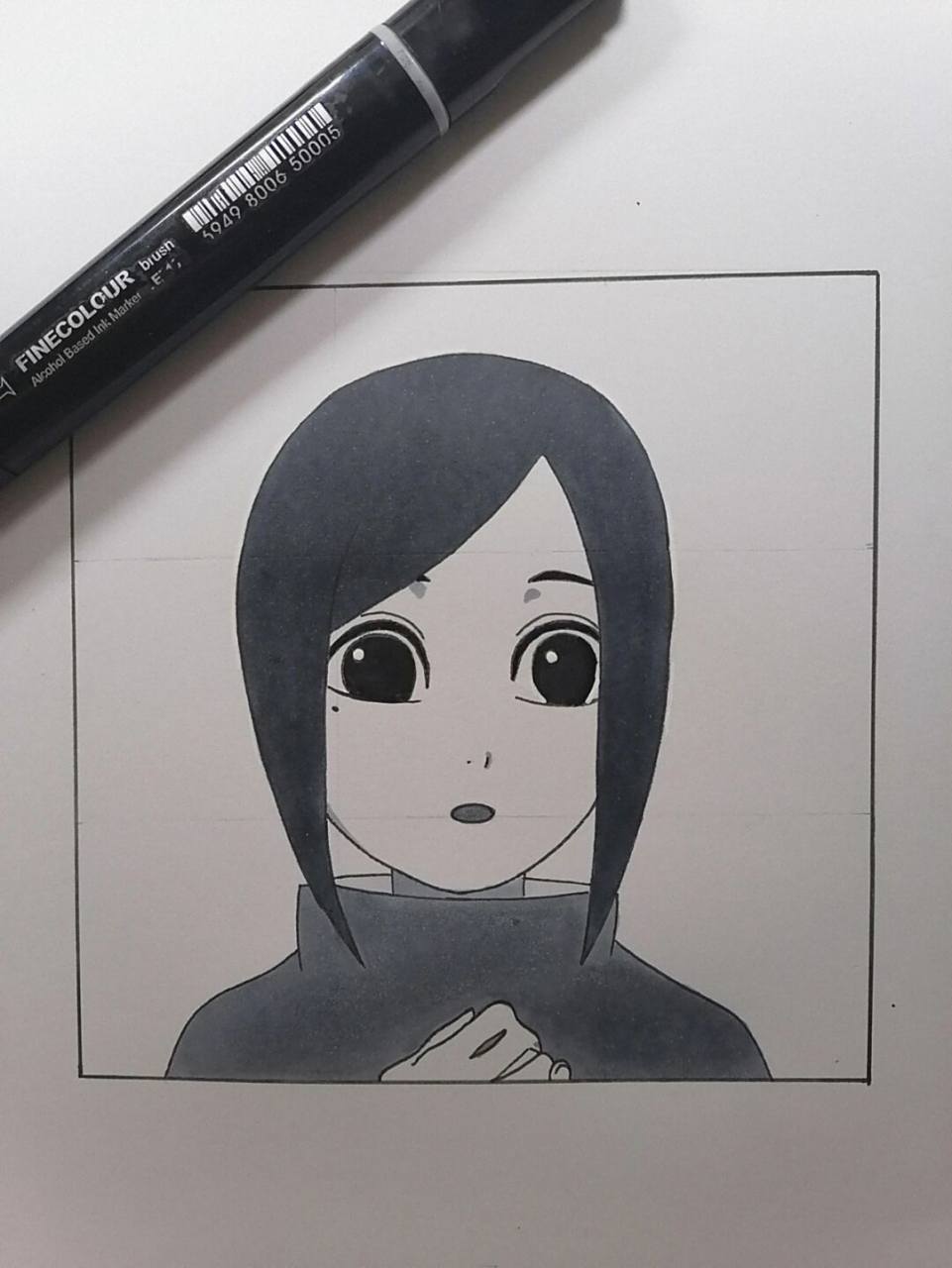 宇智波泉教程 #火影忍者# #手绘教程# 鼬的青梅竹马