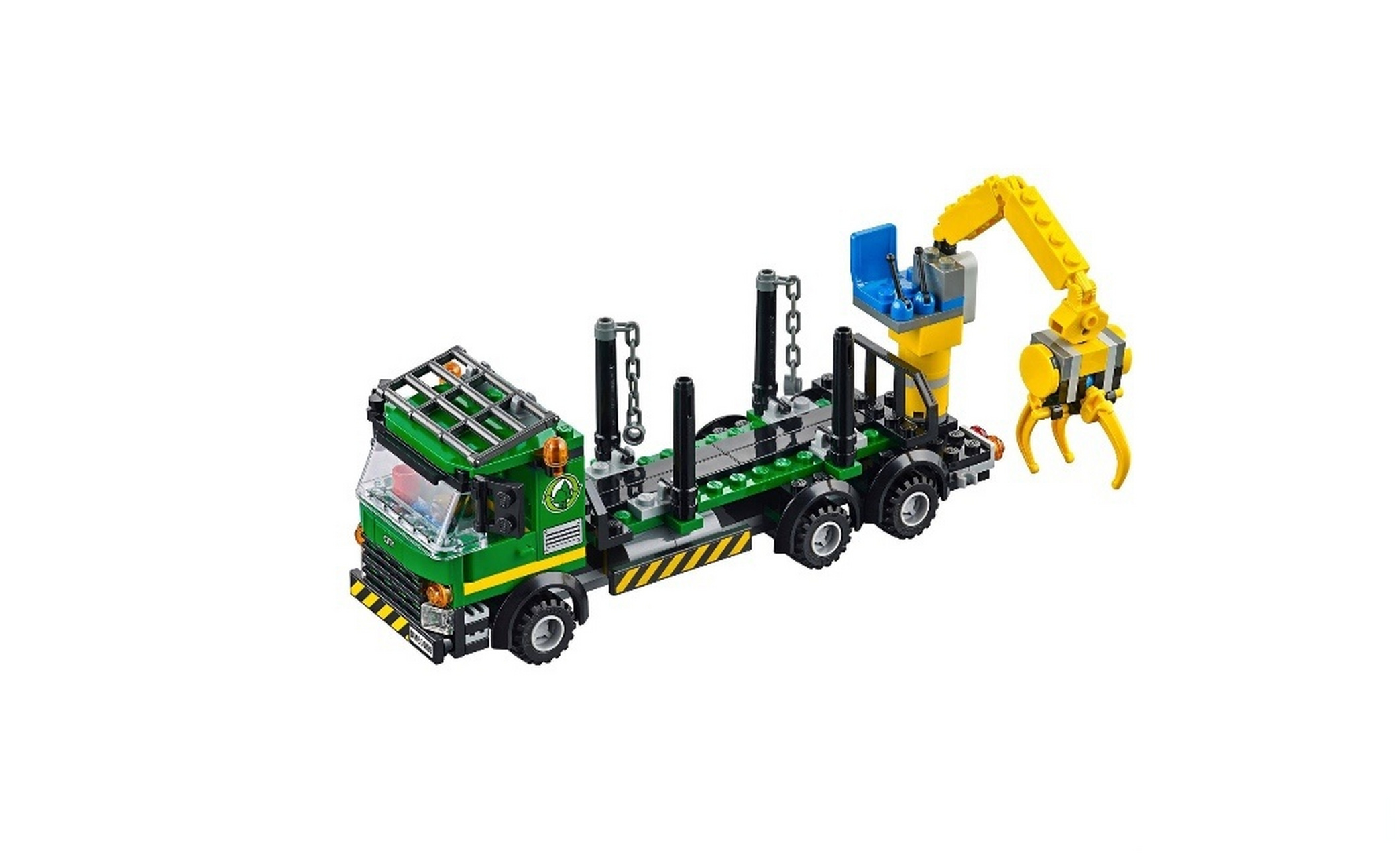 乐高60059交通:伐木工程车 logging truck 上市时间:2014年 零件数量