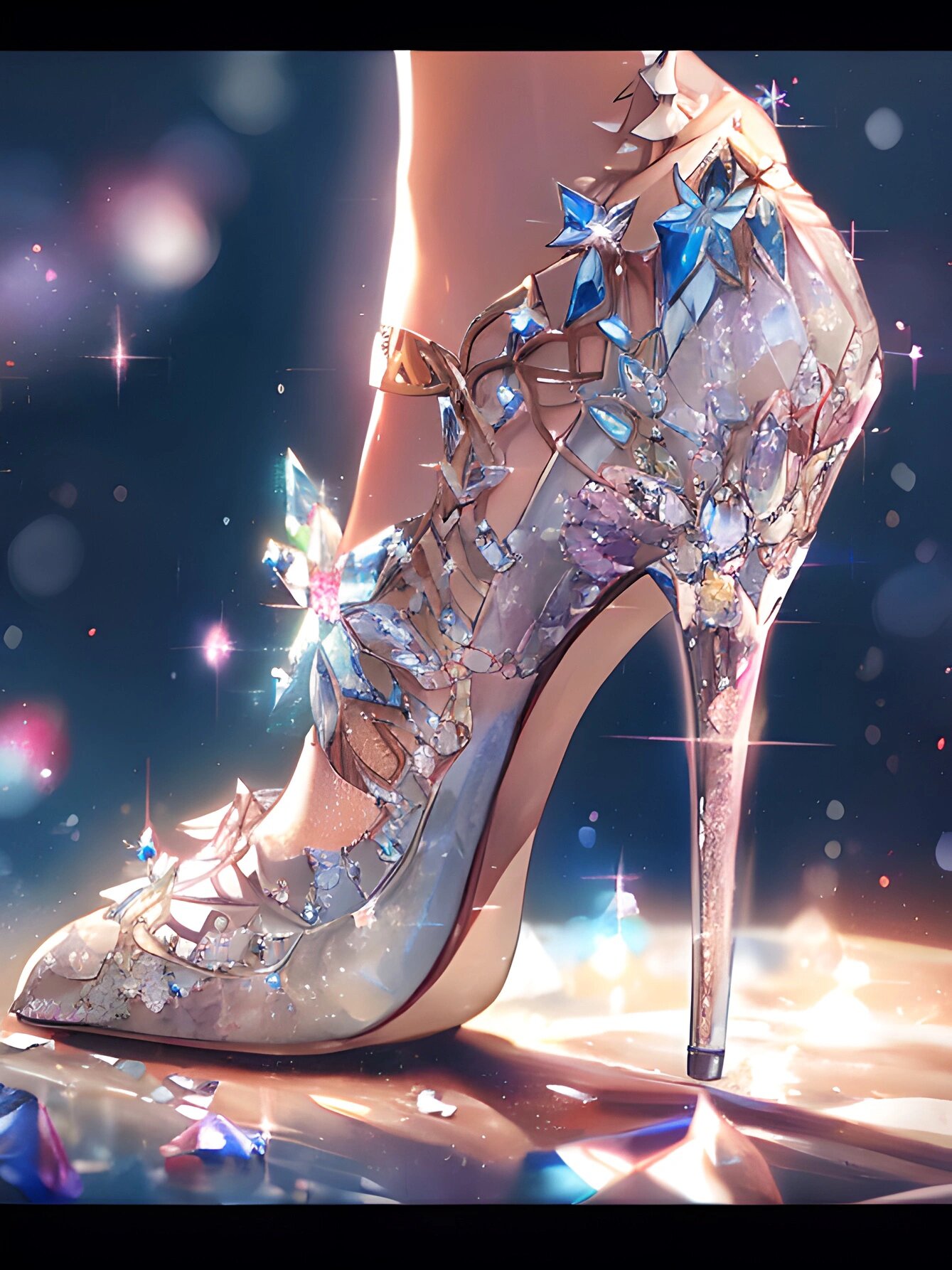 漫画高跟鞋插画 这么多高跟鞋穿哪双?