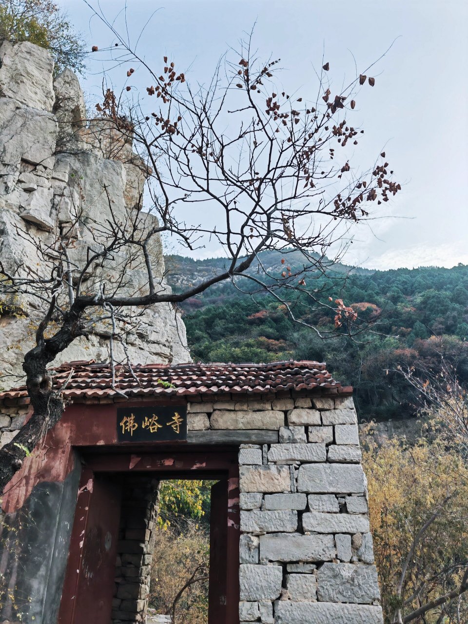 「周末徒步」家门口的济南玉函山 玉函山又称西佛峪,最出名的应该就是