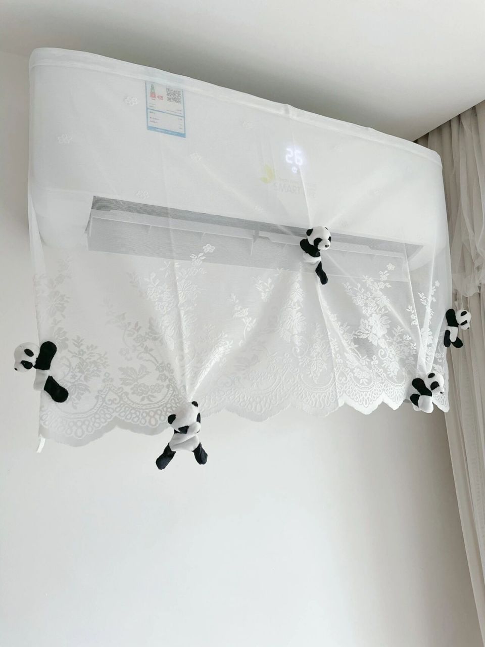 diy自制空调挡风帘～怕空调直吹的冲鸭75157515 挡风帘比挡风