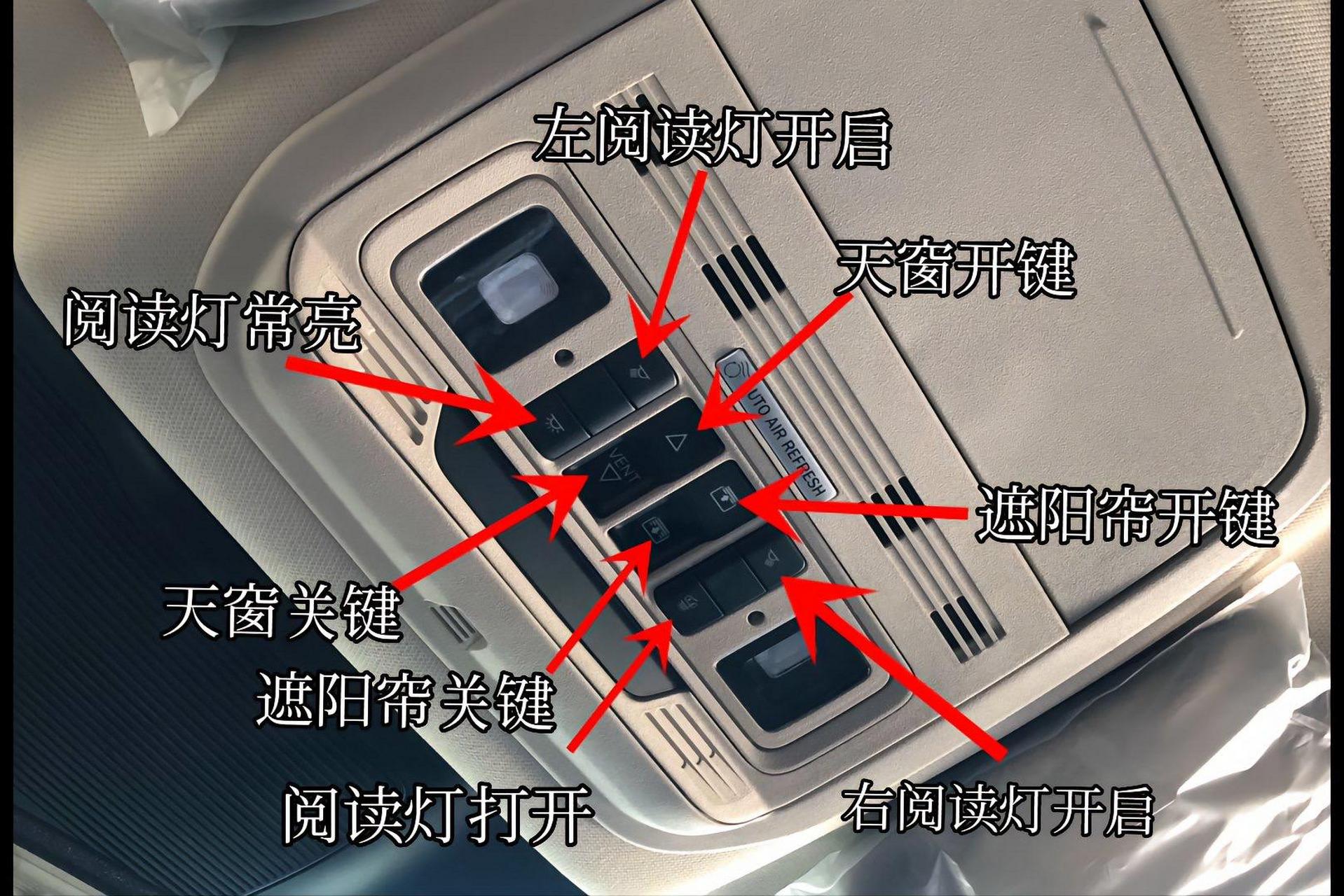 福特探险者灯光开关图片