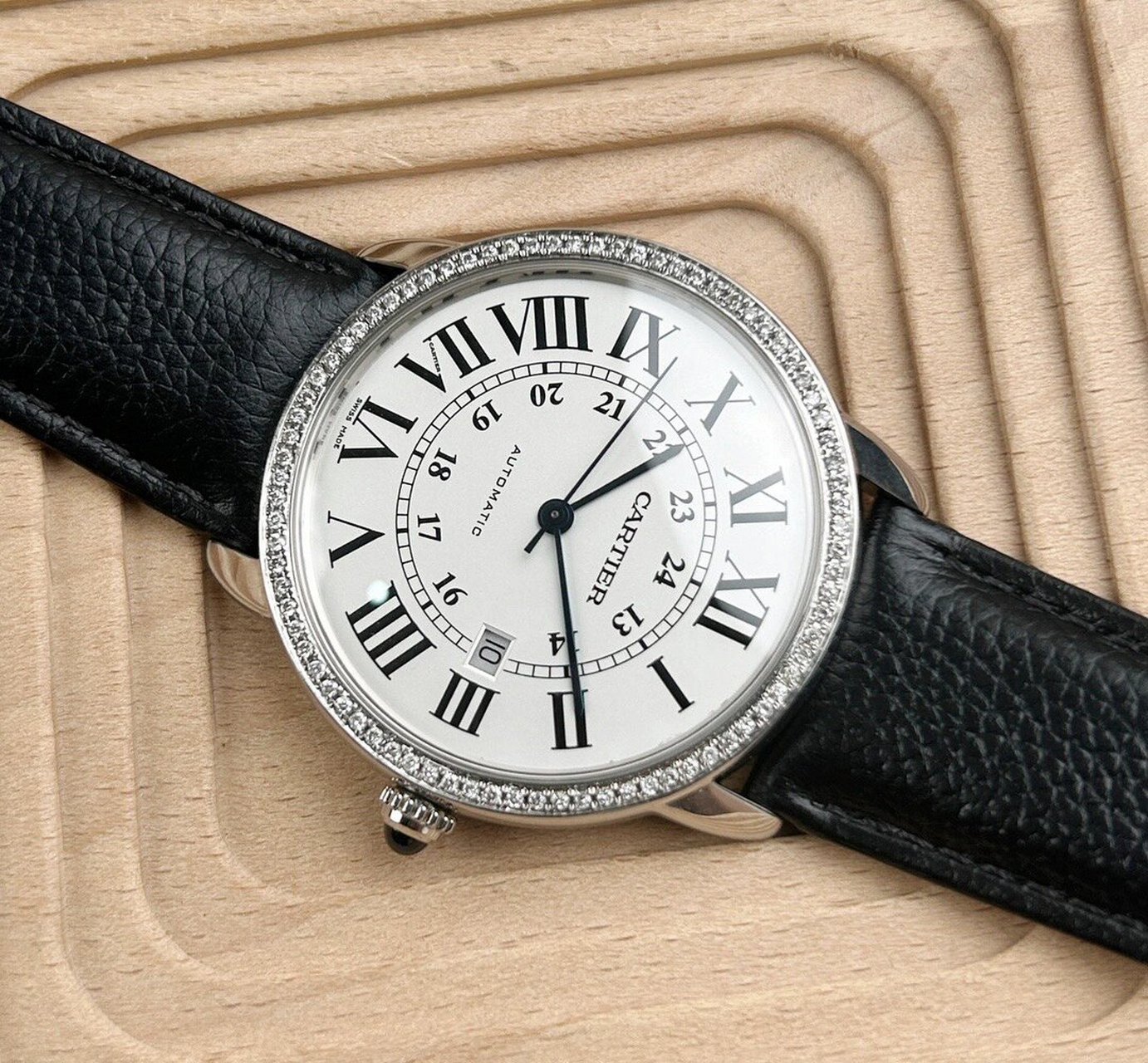 卡地亚伦敦solo系列wsrn0022 表径42mm,自动机械,超薄型男装腕表.