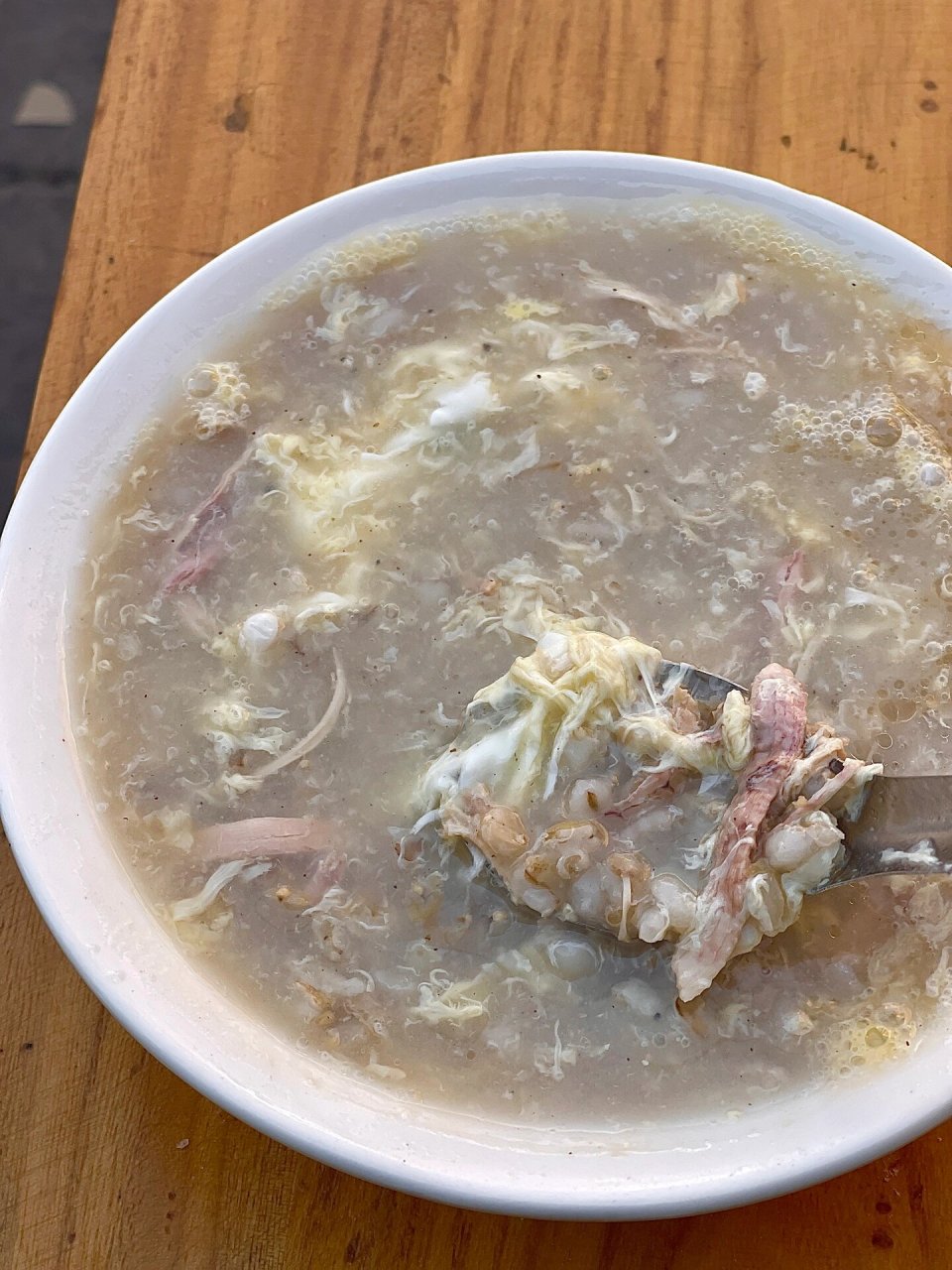 滕州探店·从小吃到大的菜饼糁汤天花板7515 最爱的一家糁汤和